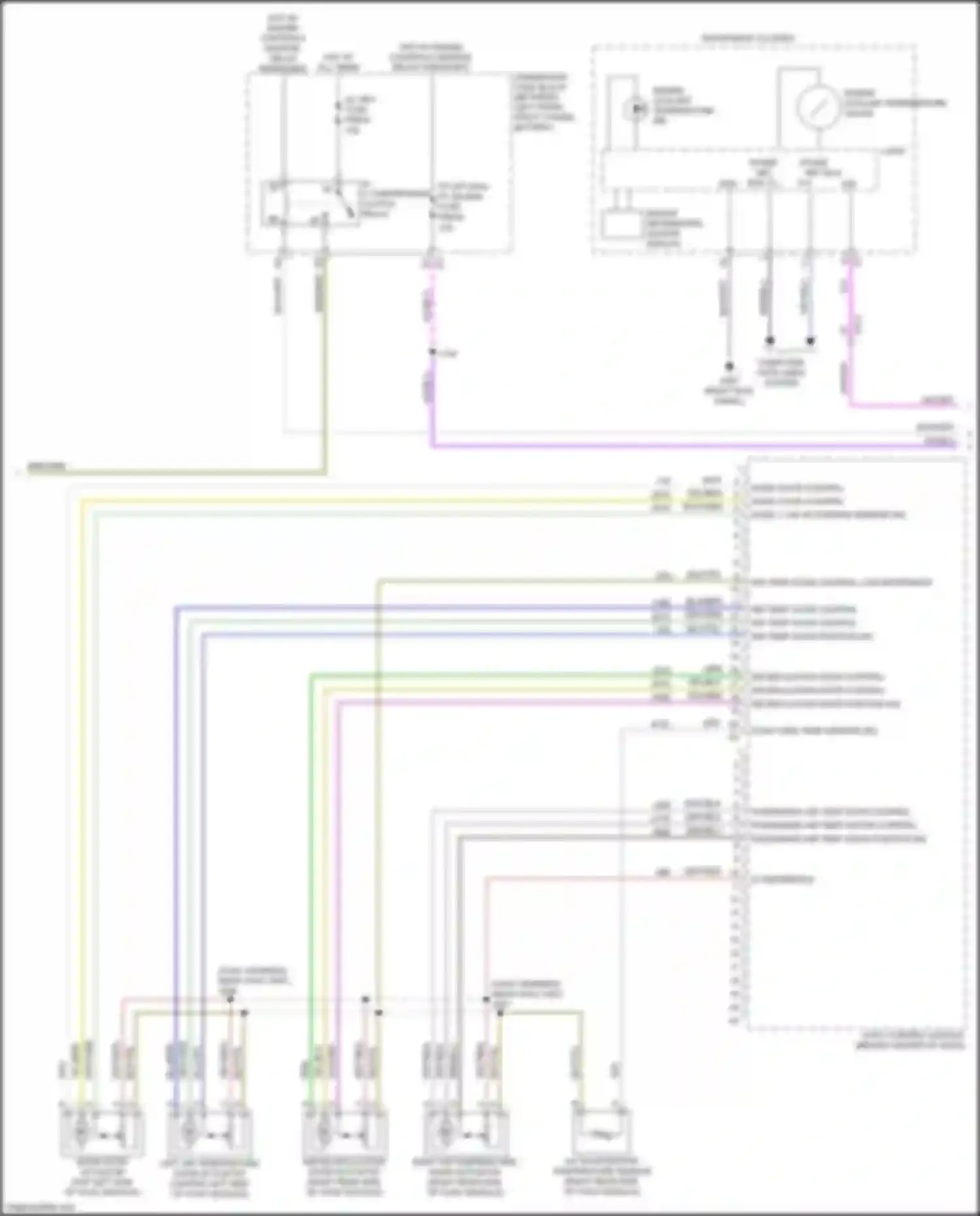 Wiring diagram blk/yel for Cadillac XT4 I (2018-2023) (1 of 19)