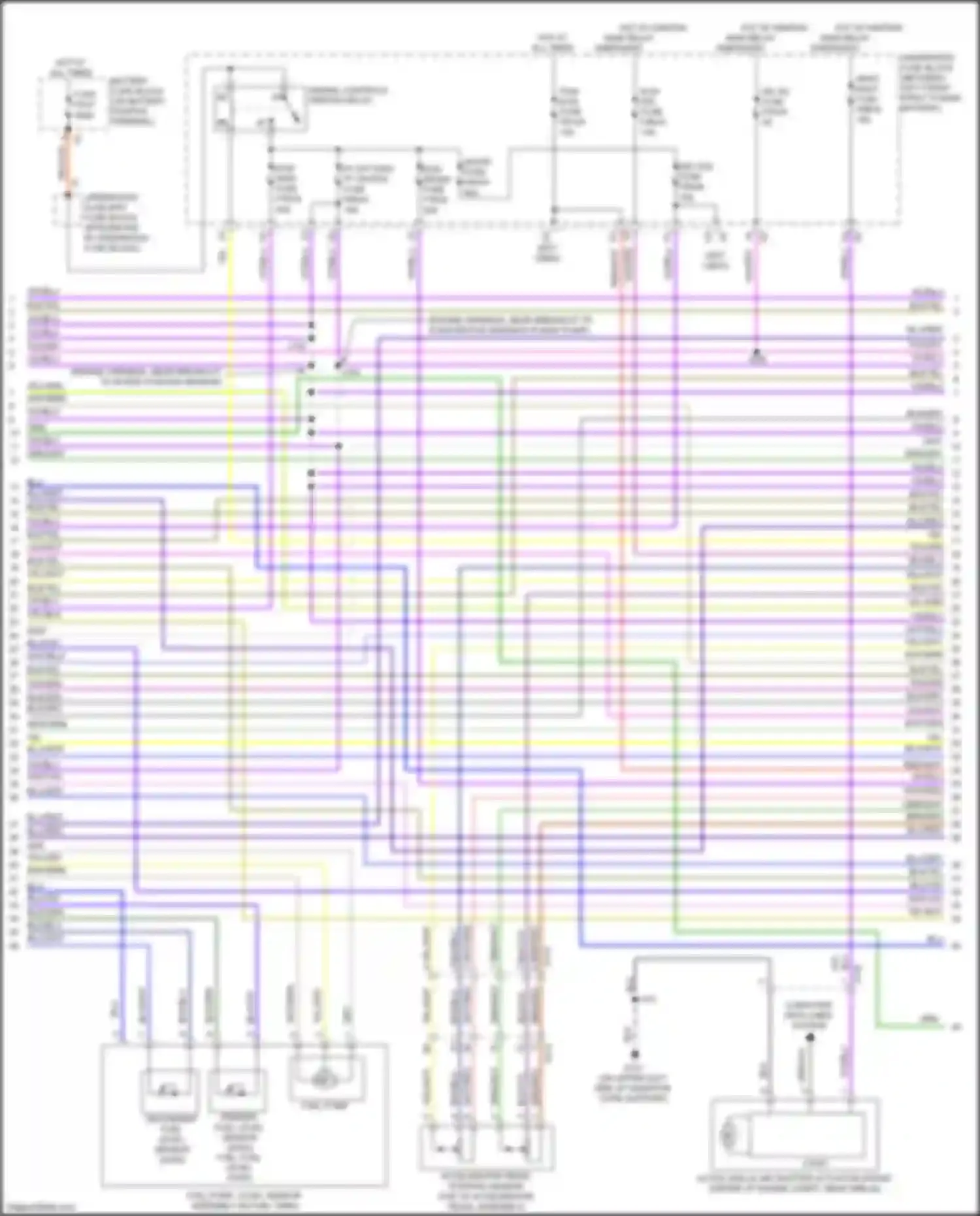 Wiring diagram blk/yel for Cadillac XT4 I (2018-2023) (17 of 19)