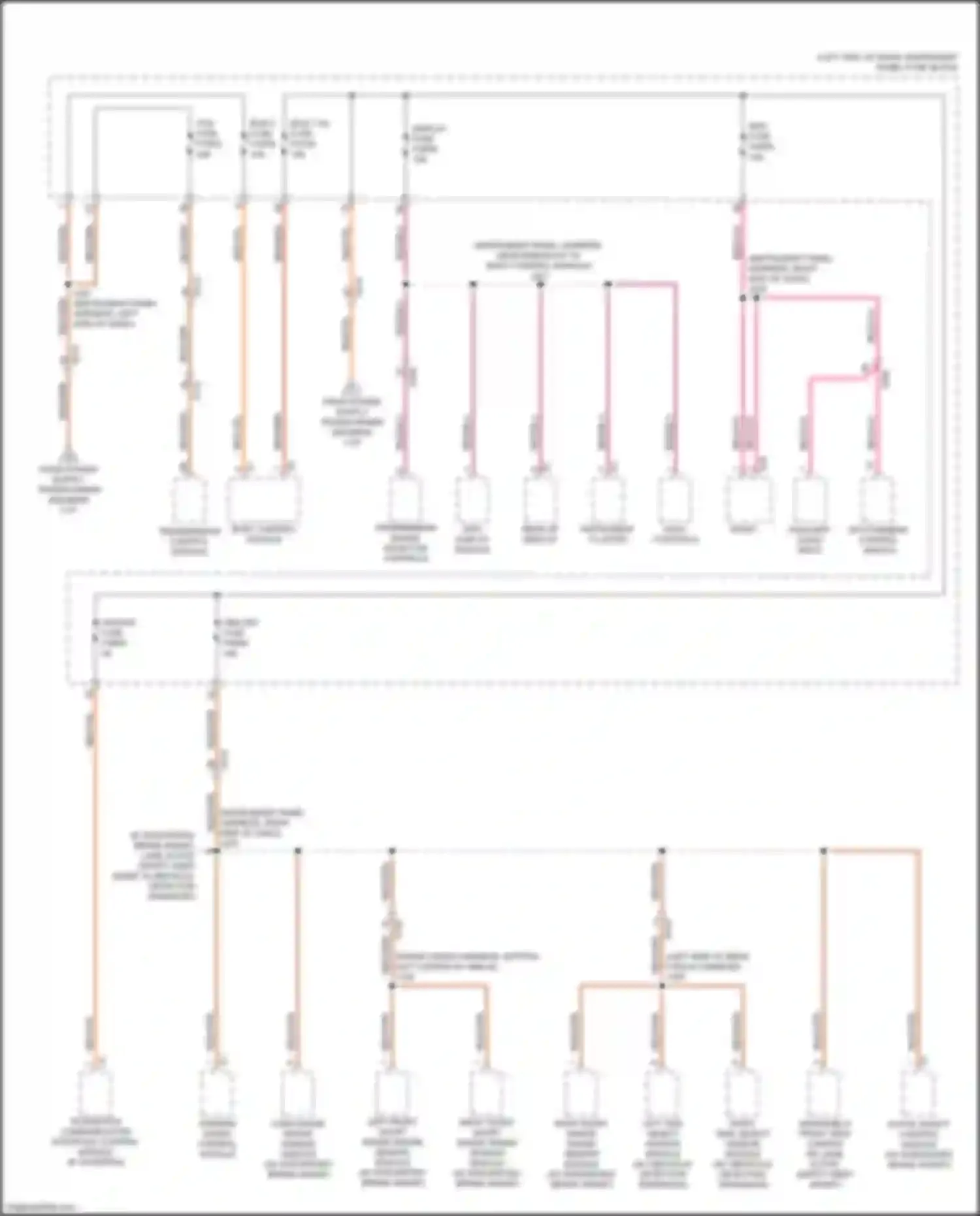 Wiring diagram body control module for Cadillac XT4 I (2018-2023) (9 of 14)