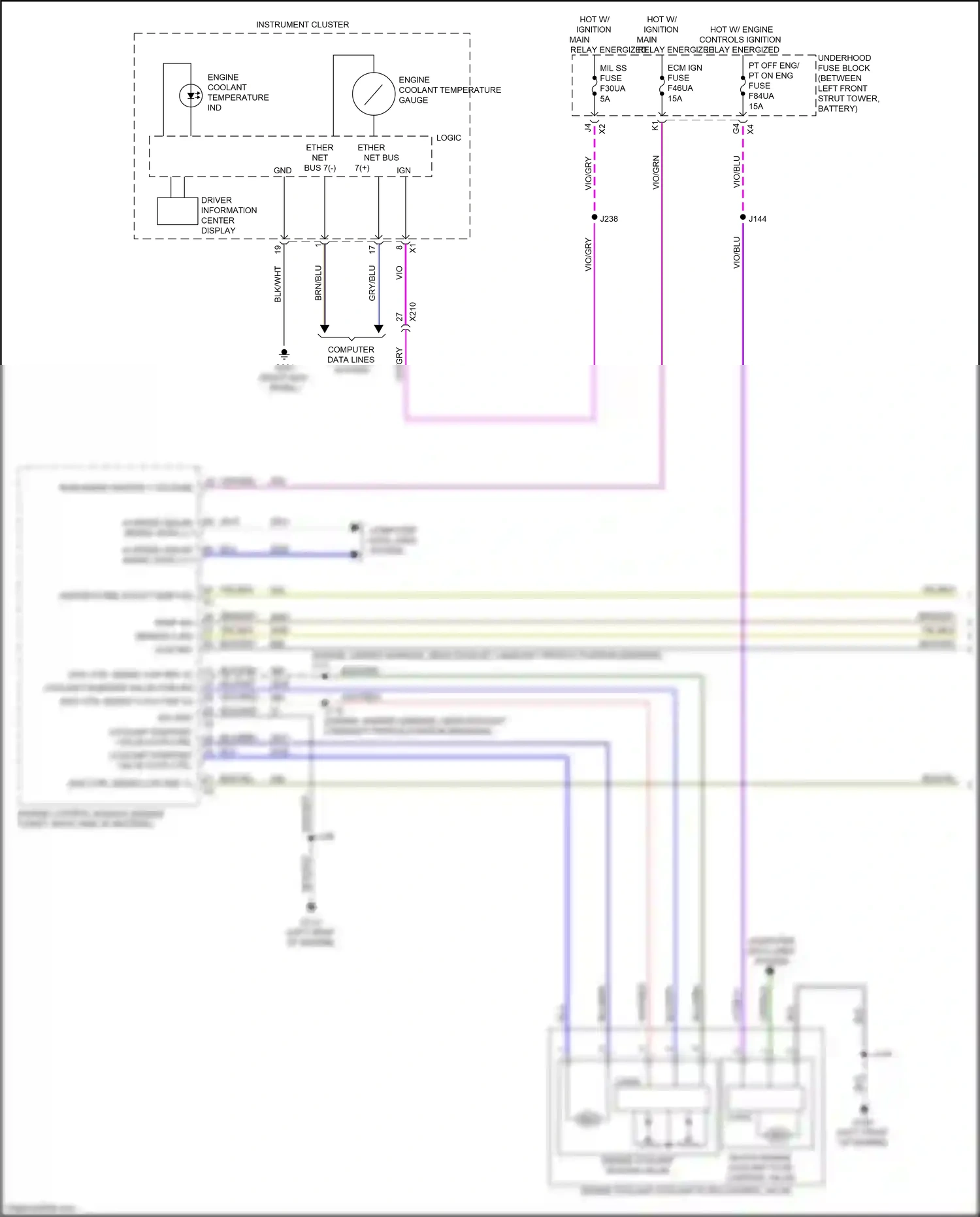 Cadillac XT4 I (2018-2023) computer data lines system wiring diagram  (21 of 102)