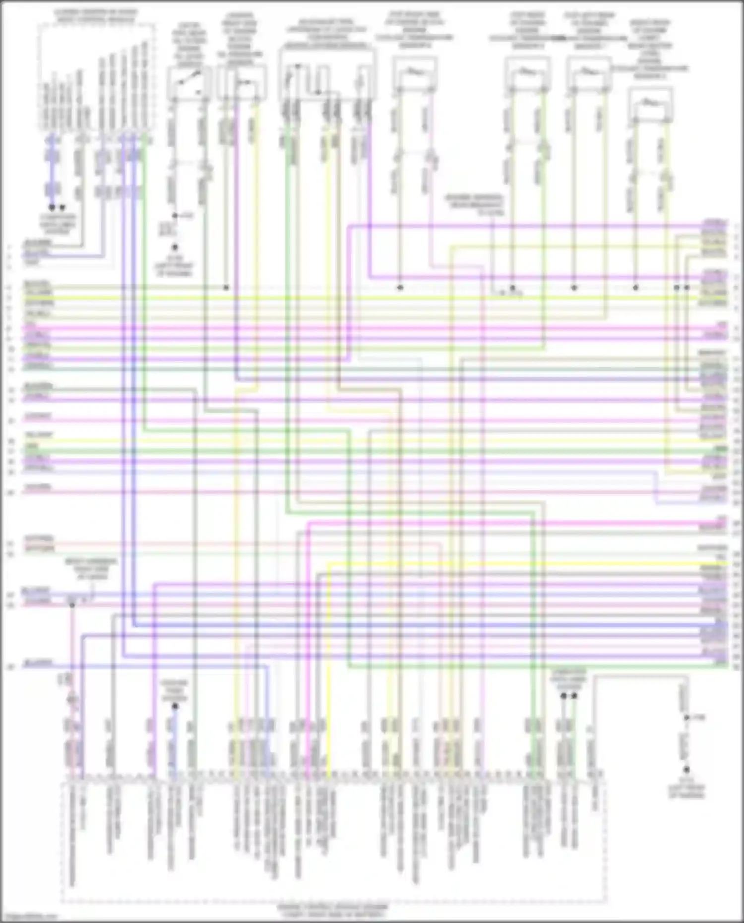 Wiring diagram driver mode sw sig for Cadillac XT4 I (2018-2023) (1 of 1)