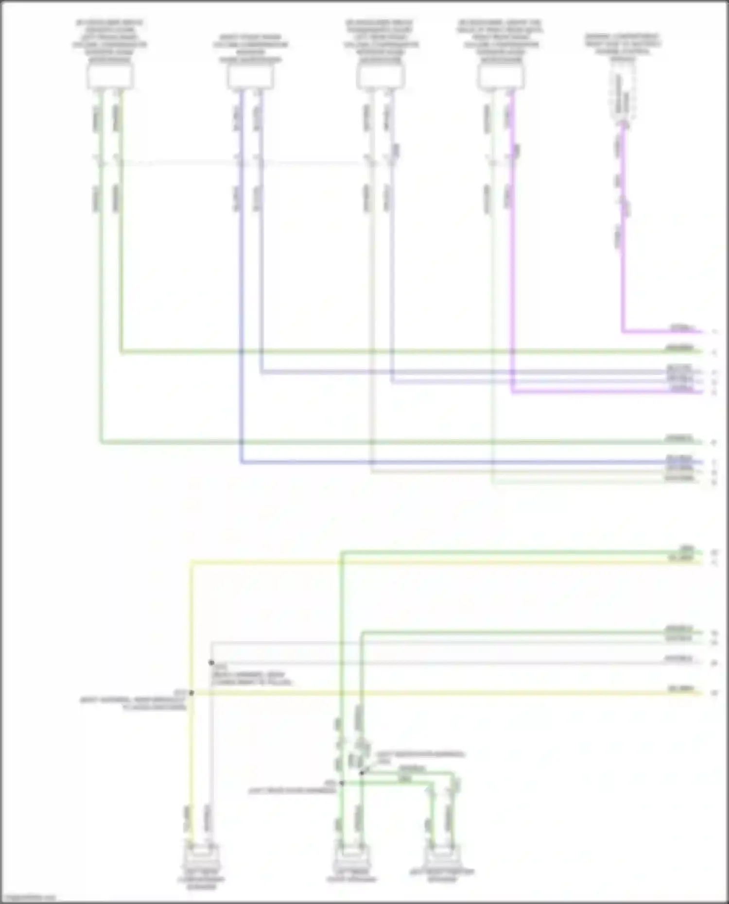 Wiring diagram engine control module for Cadillac XT4 I (2018-2023) (7 of 16)