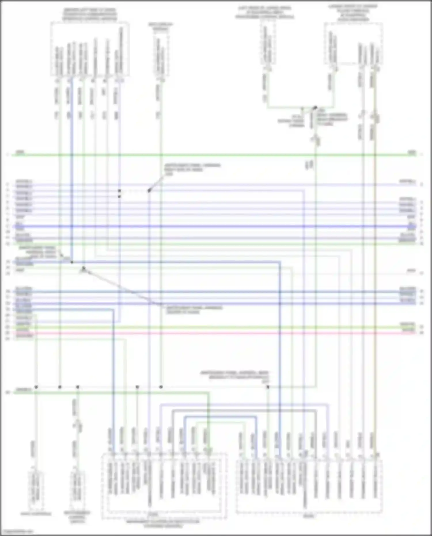 Wiring diagram grn/blk for Cadillac XT4 I (2018-2023) (2 of 38)