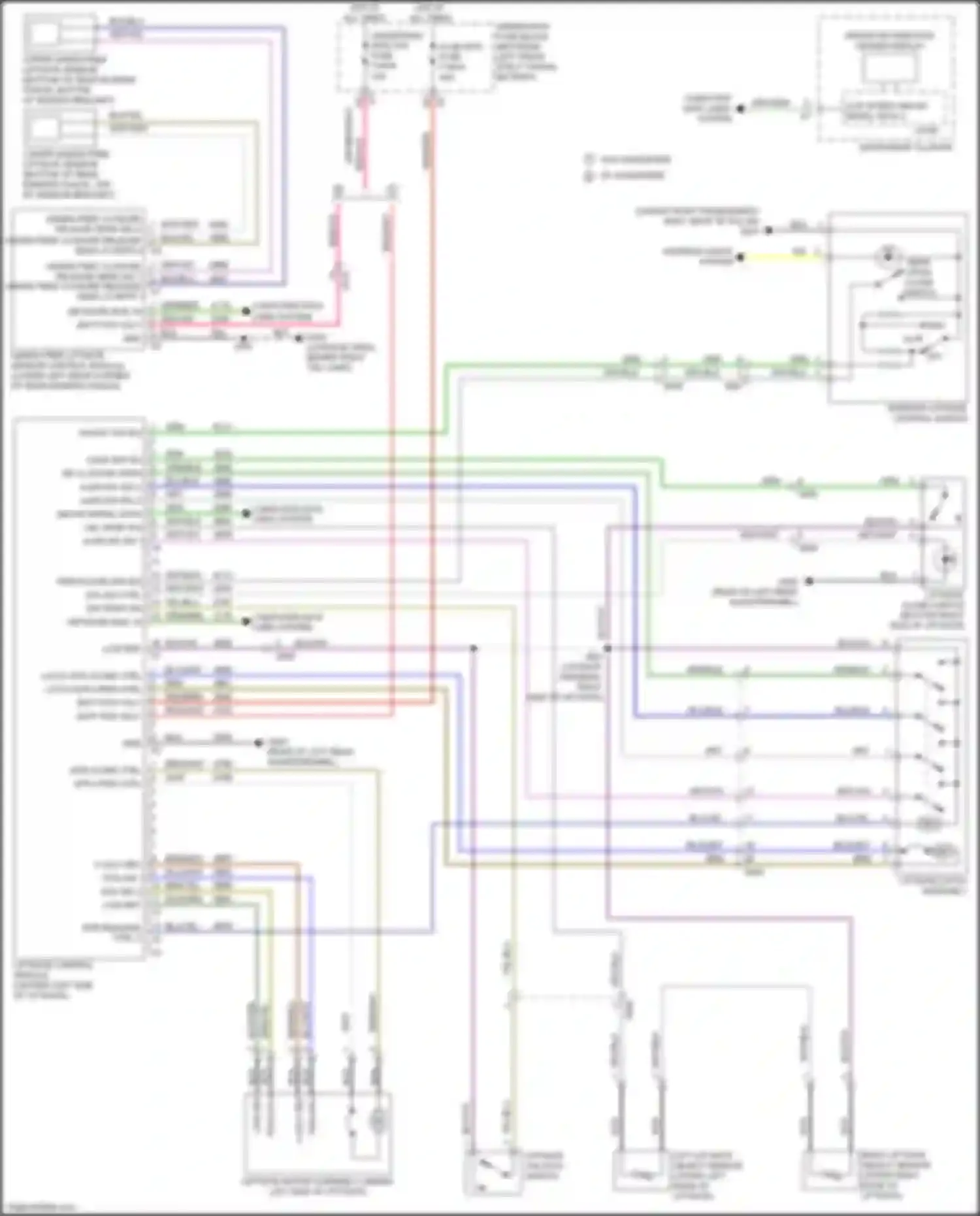 Wiring diagram grn/brn for Cadillac XT4 I (2018-2023) (26 of 30)