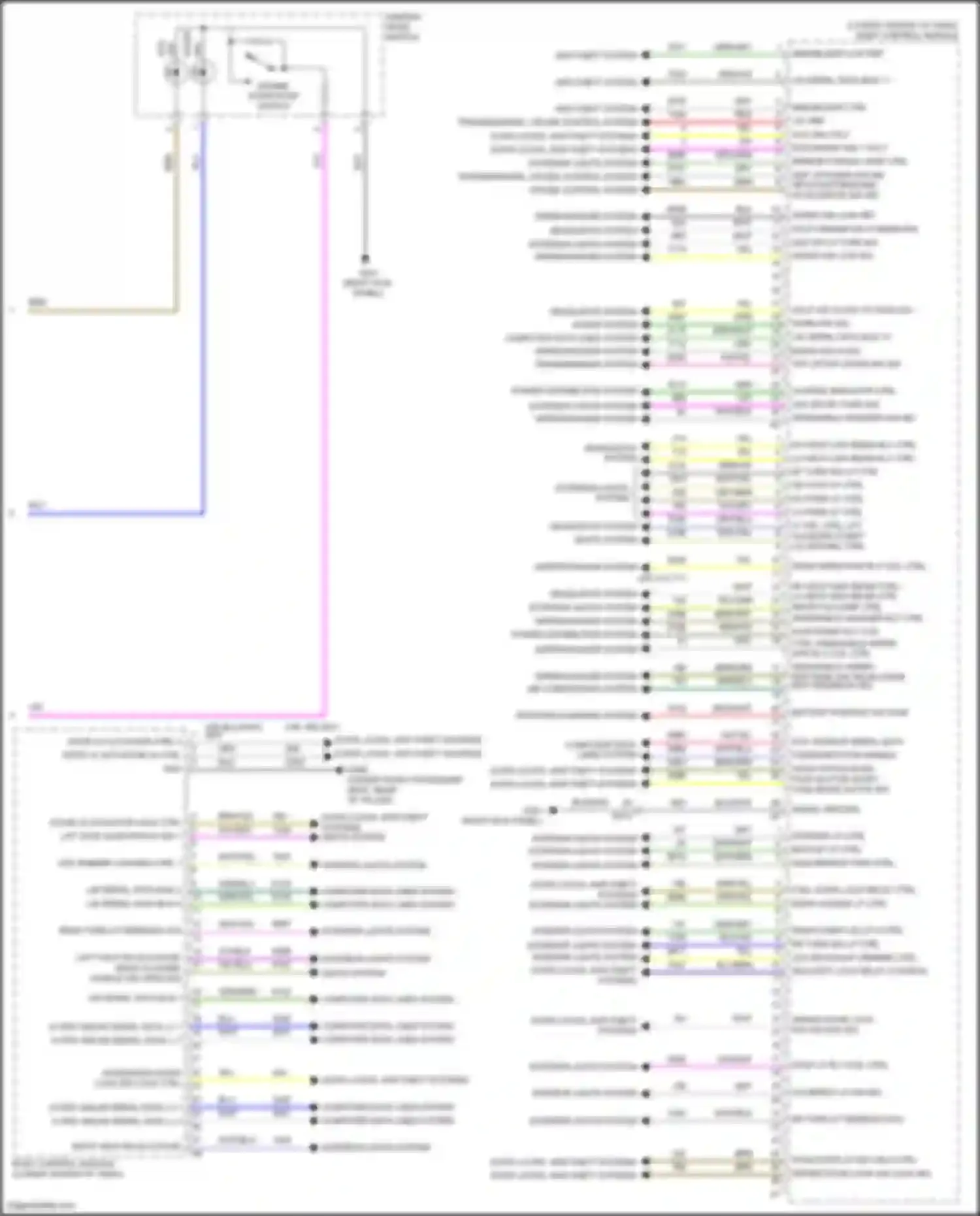 Wiring diagram grn/brn for Cadillac XT4 I (2018-2023) (11 of 30)