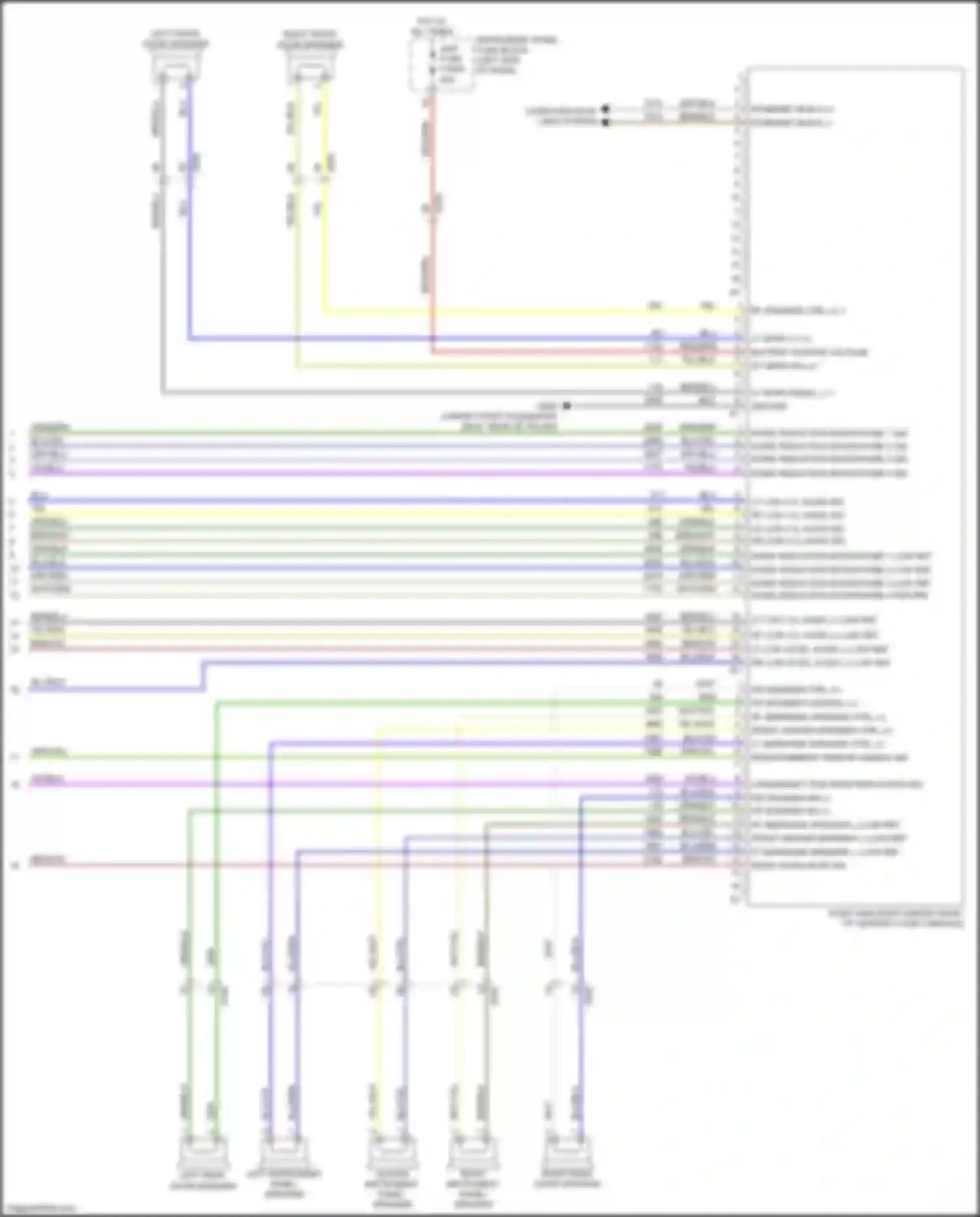 Wiring diagram grn/brn for Cadillac XT4 I (2018-2023) (8 of 30)
