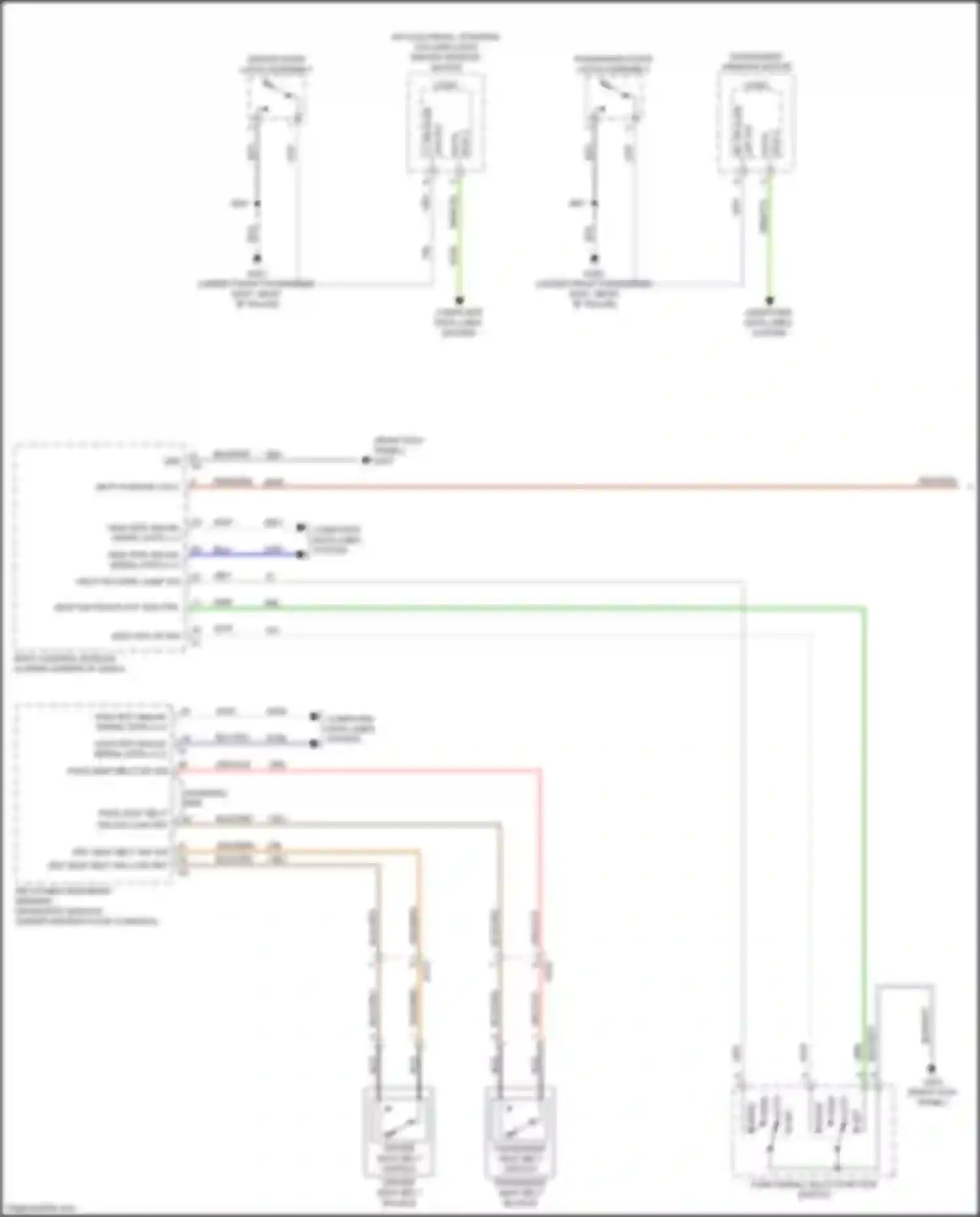 Wiring diagram hdlp sw park lamp sig for Cadillac XT4 I (2018-2023) (2 of 2)