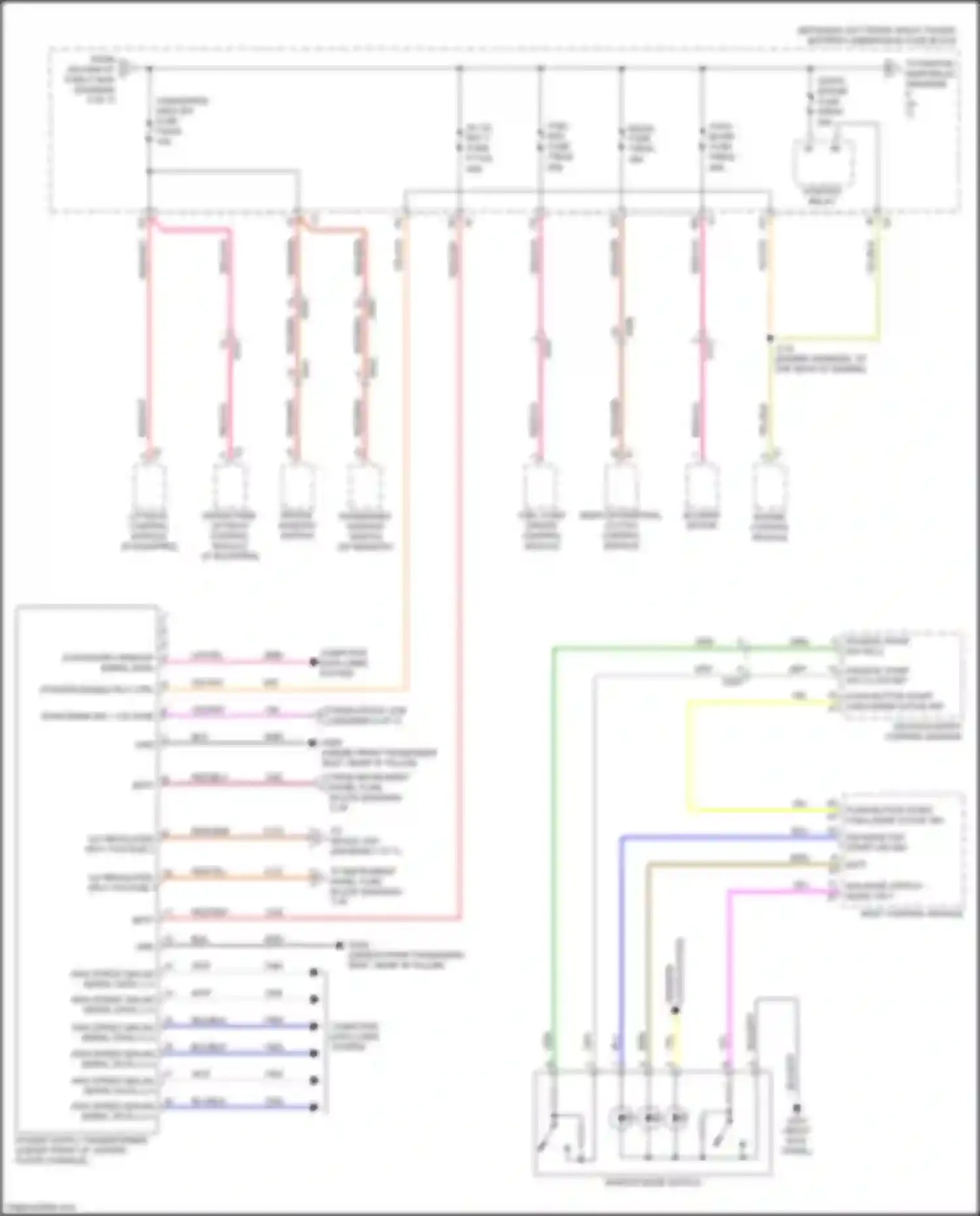 Wiring diagram ign mode switch mode volt for Cadillac XT4 I (2018-2023) (1 of 1)