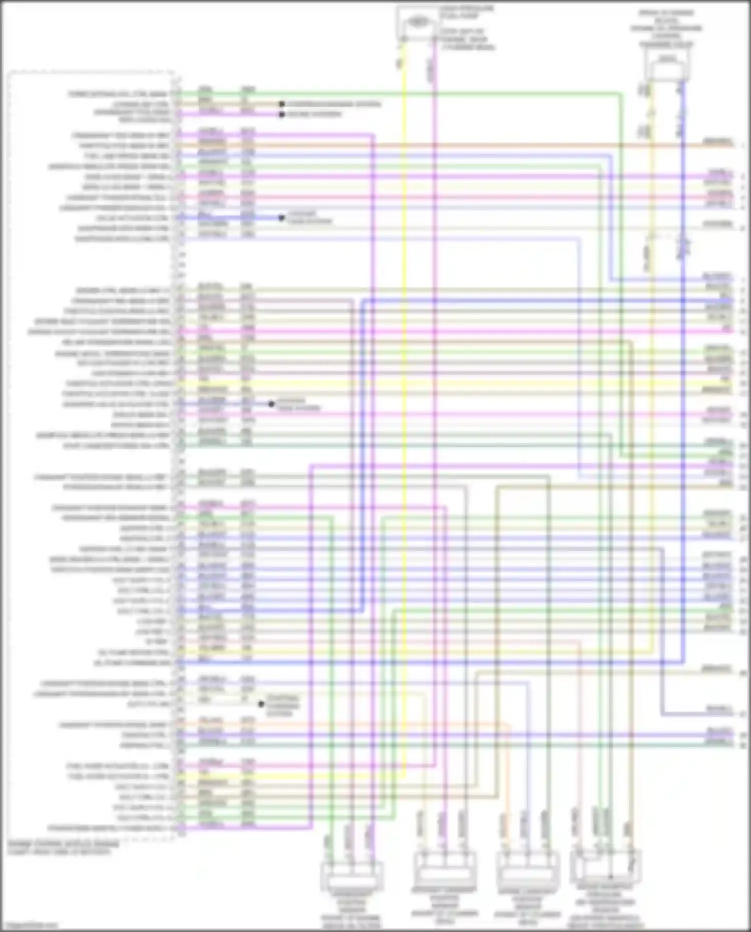 Wiring diagram intake camshaft position sensor for Cadillac XT4 I (2018-2023) (1 of 1)