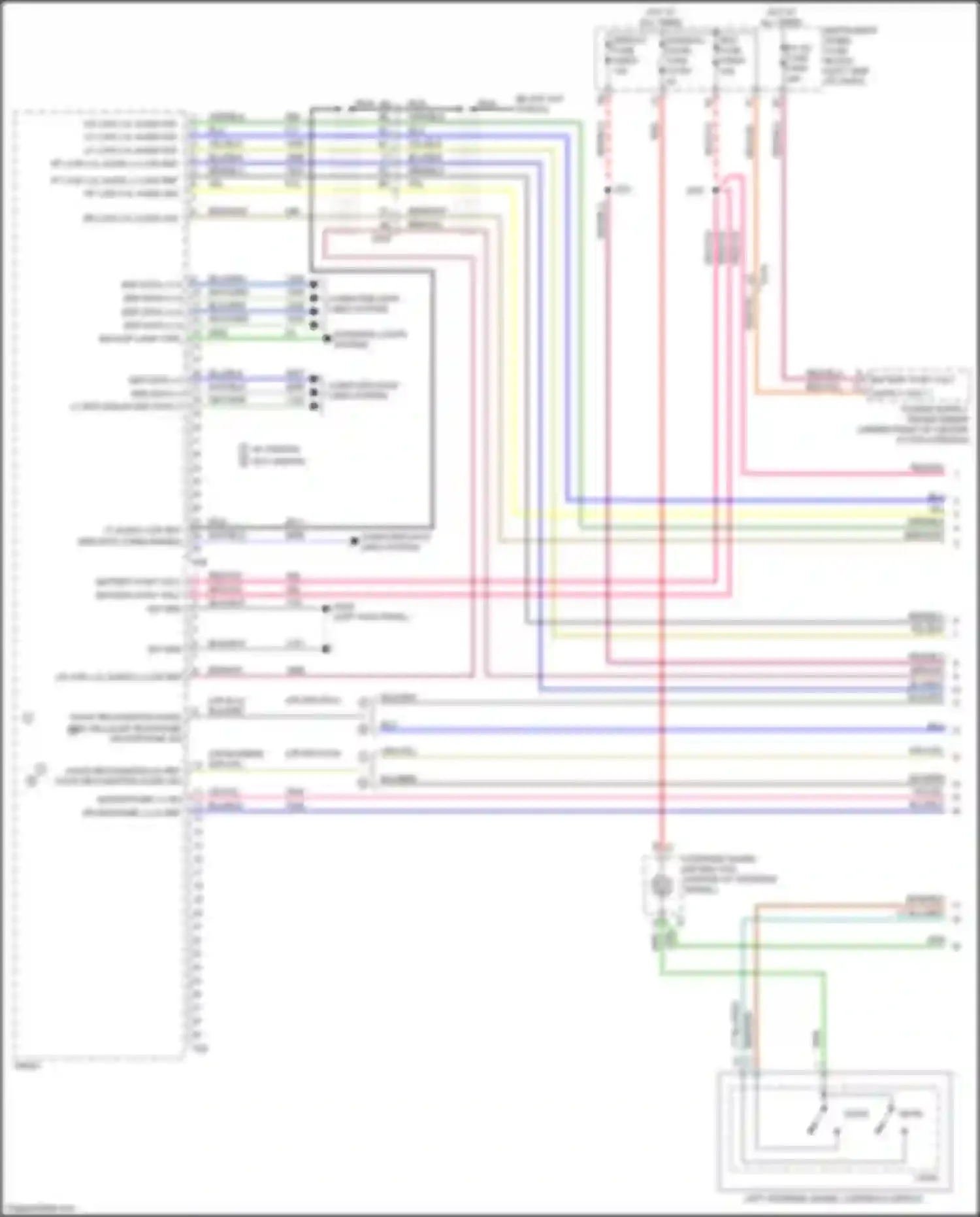 Wiring diagram lo spd gmlan ser data 2 for Cadillac XT4 I (2018-2023) (1 of 4)