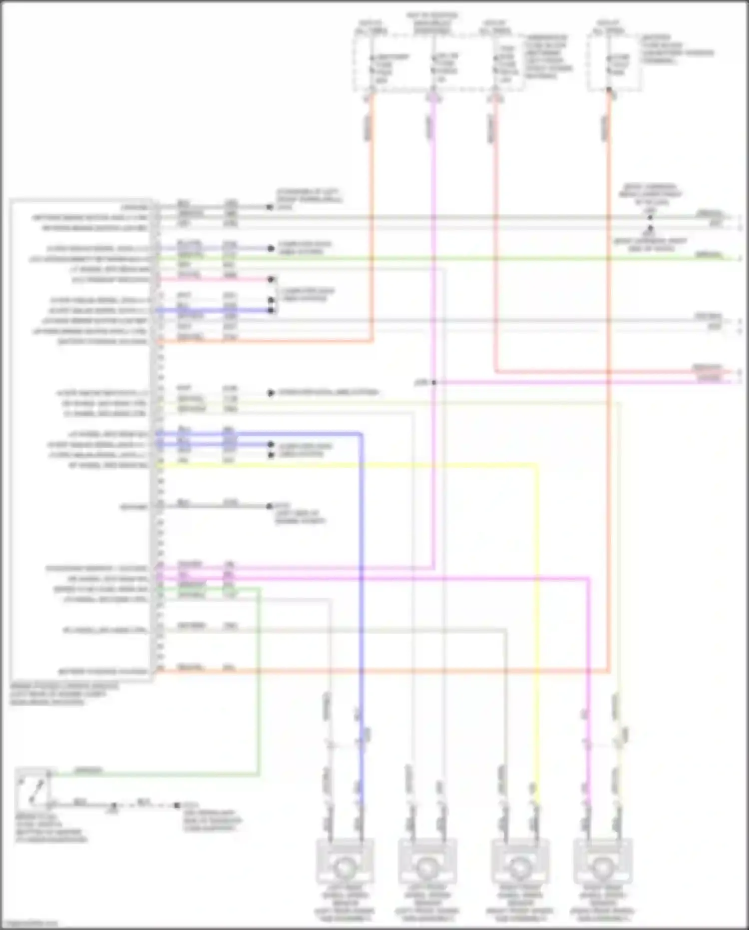 Wiring diagram loc interconnect network bus 31 for Cadillac XT4 I (2018-2023) (1 of 2)