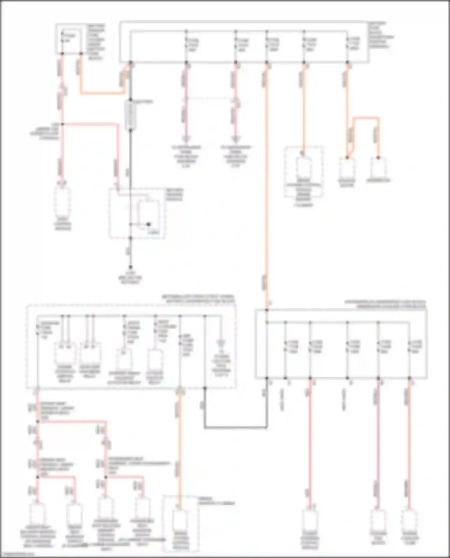 Wiring diagram passenger seat bolster memory control module for Cadillac XT4 I (2018-2023) (4 of 4)