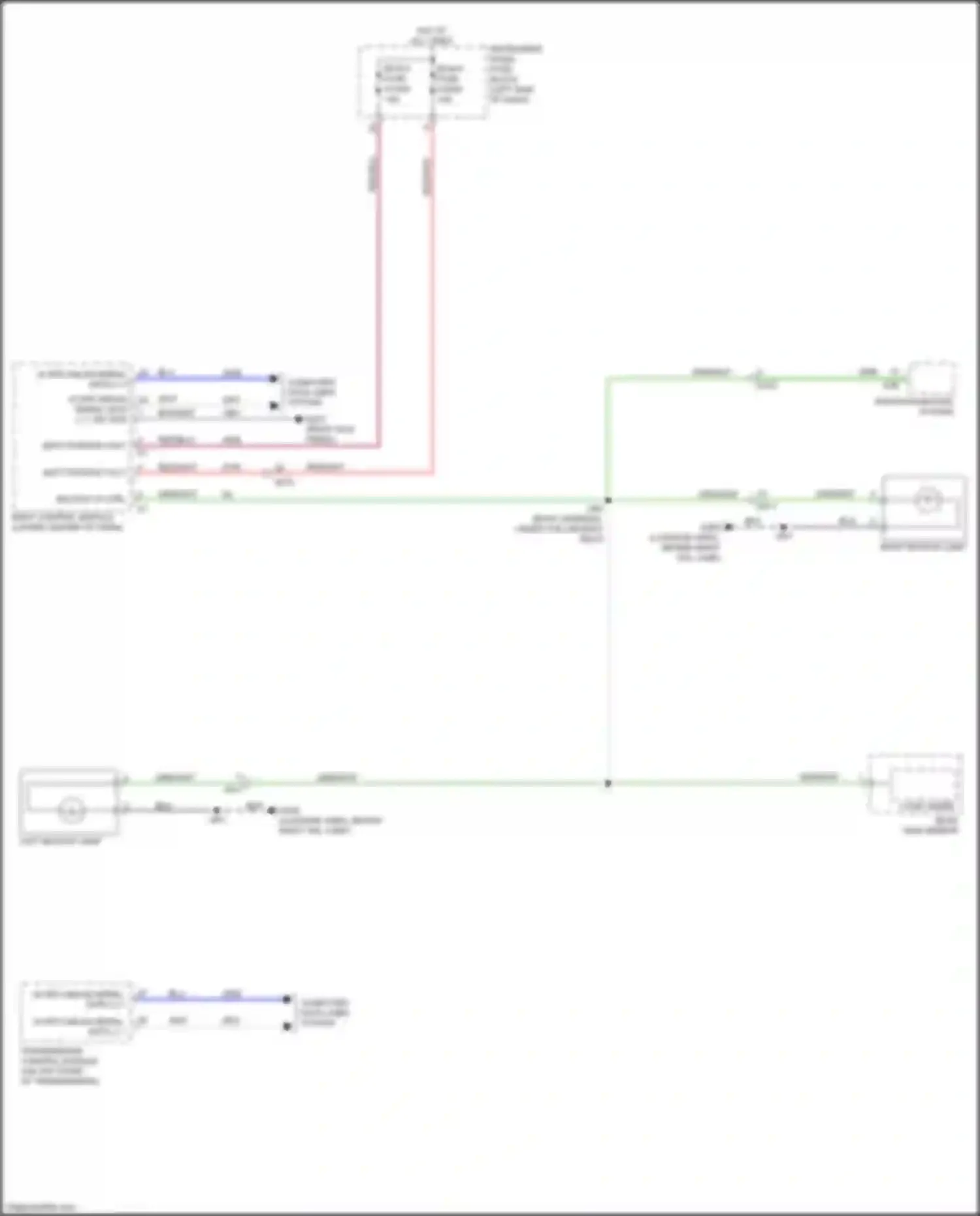Wiring diagram red/blu for Cadillac XT4 I (2018-2023) (12 of 45)