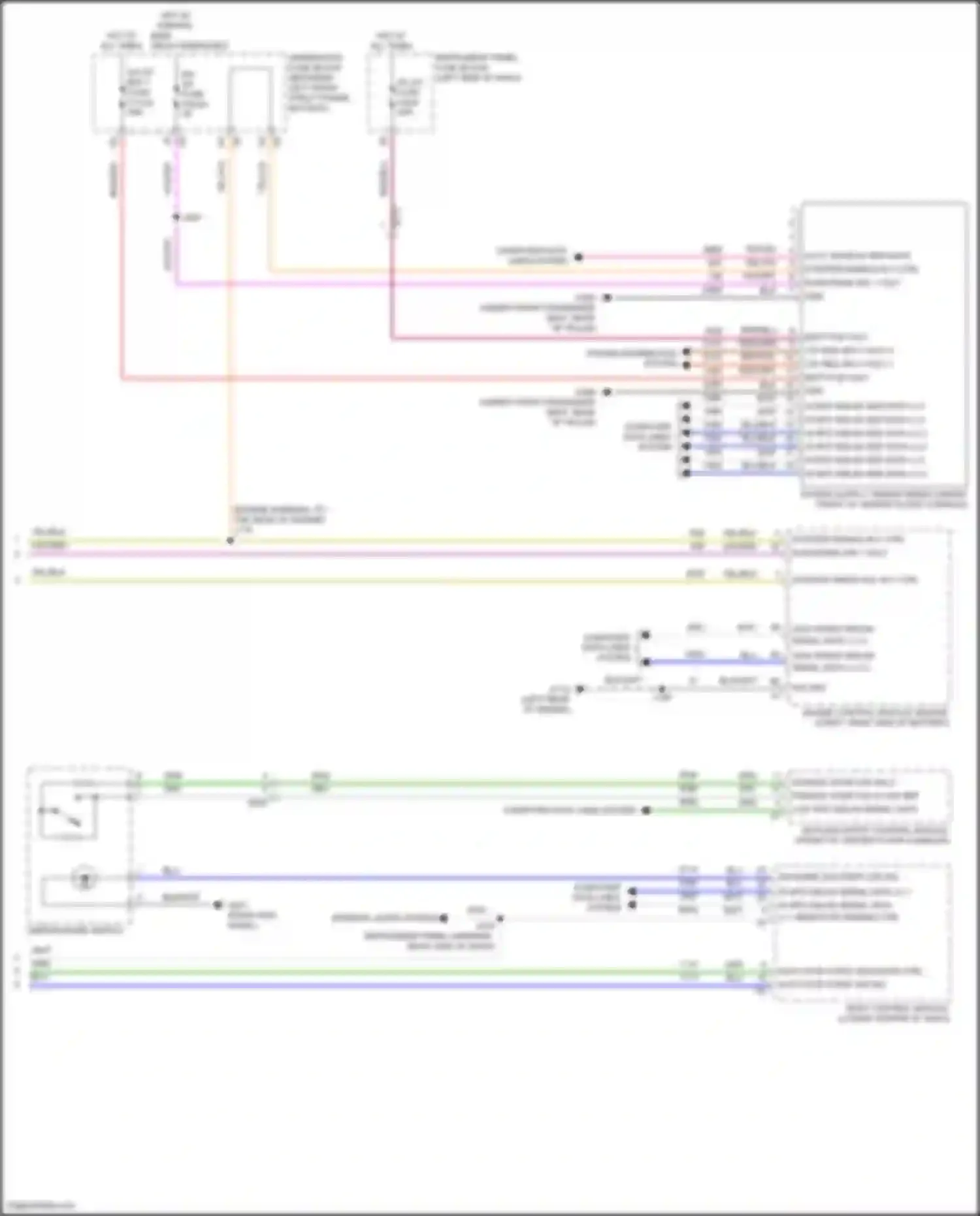 Wiring diagram red/yel for Cadillac XT4 I (2018-2023) (19 of 33)