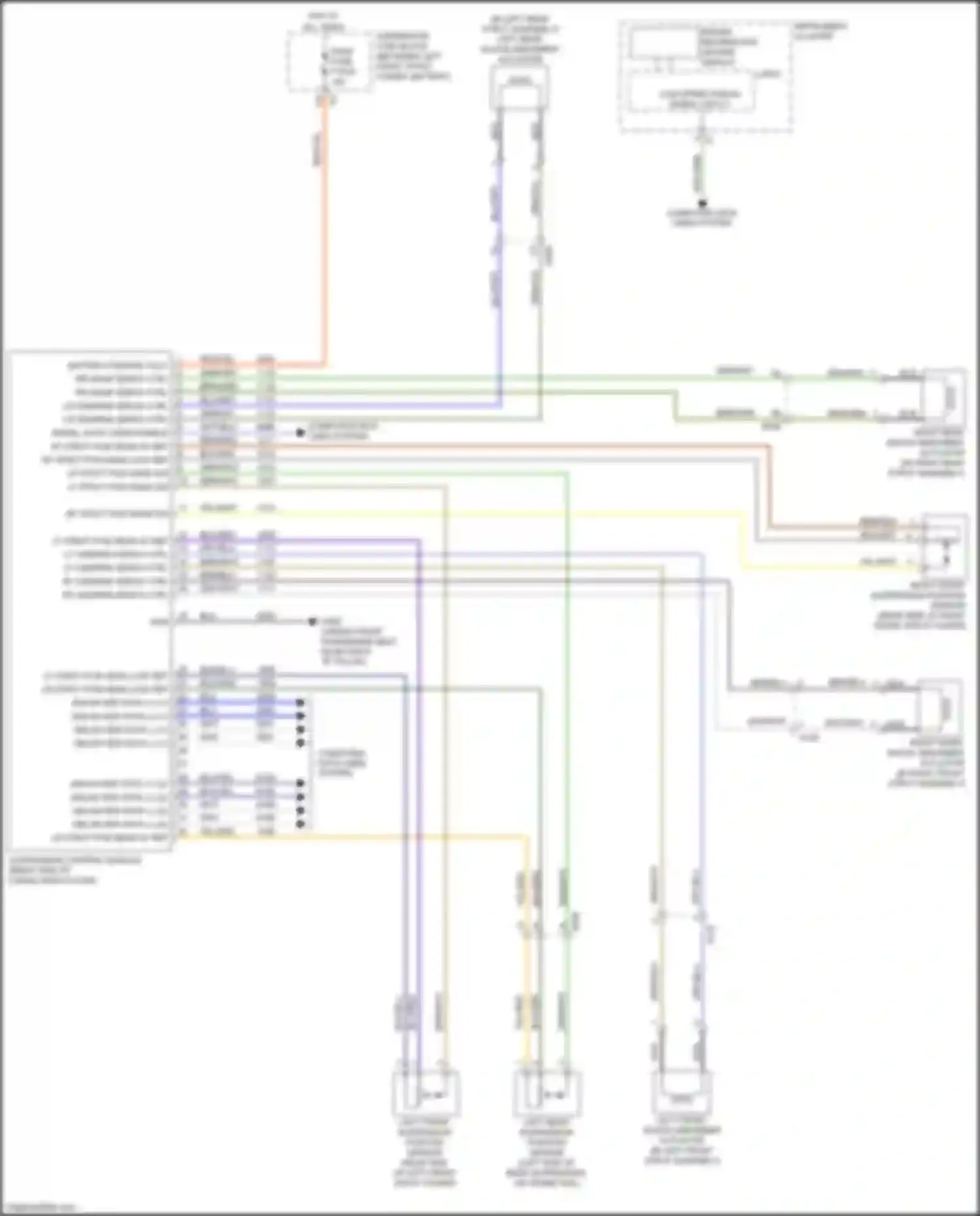 Wiring diagram rf strut posi sens low ref for Cadillac XT4 I (2018-2023) (1 of 1)