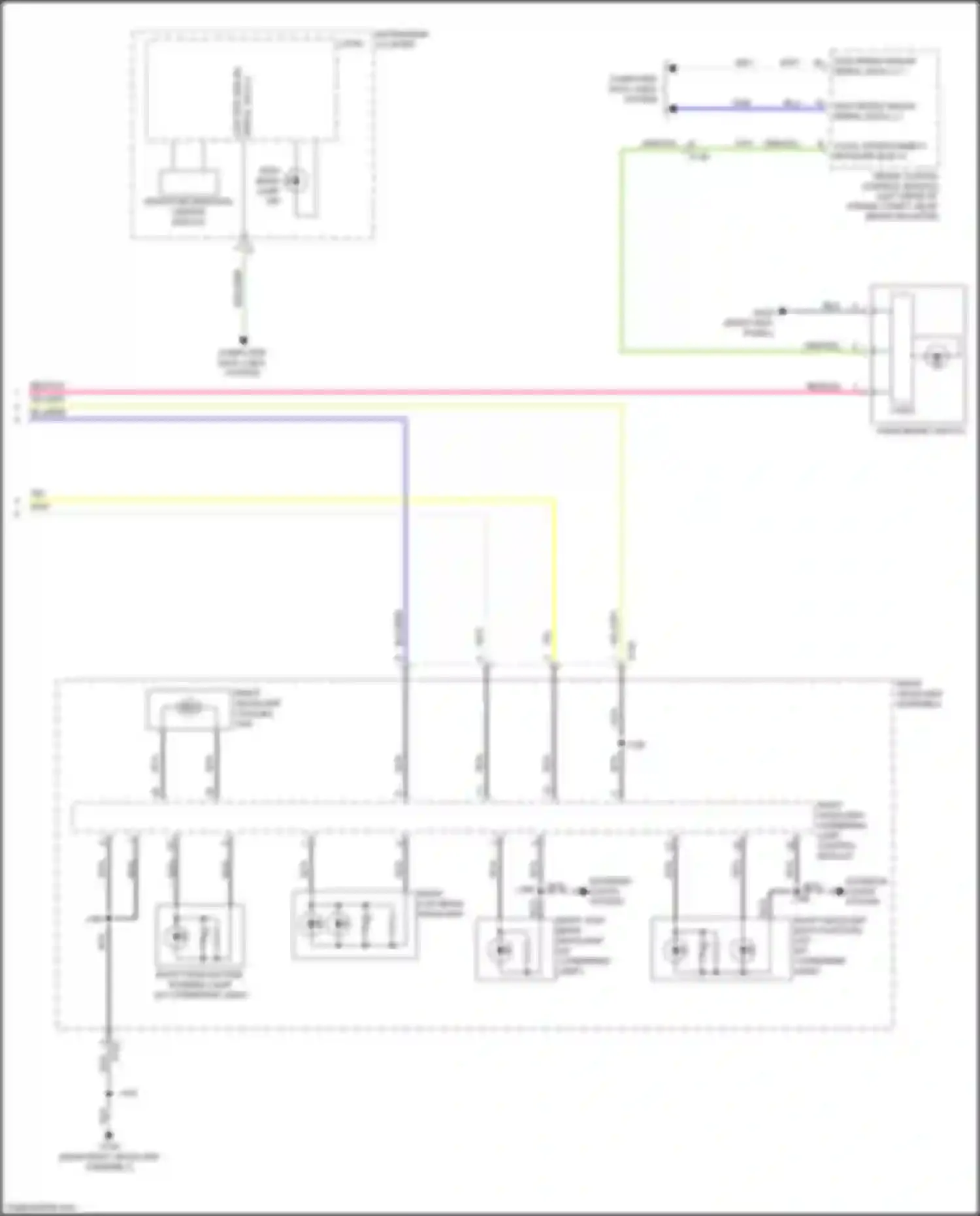 Wiring diagram right headlamp assembly for Cadillac XT4 I (2018-2023) (4 of 4)