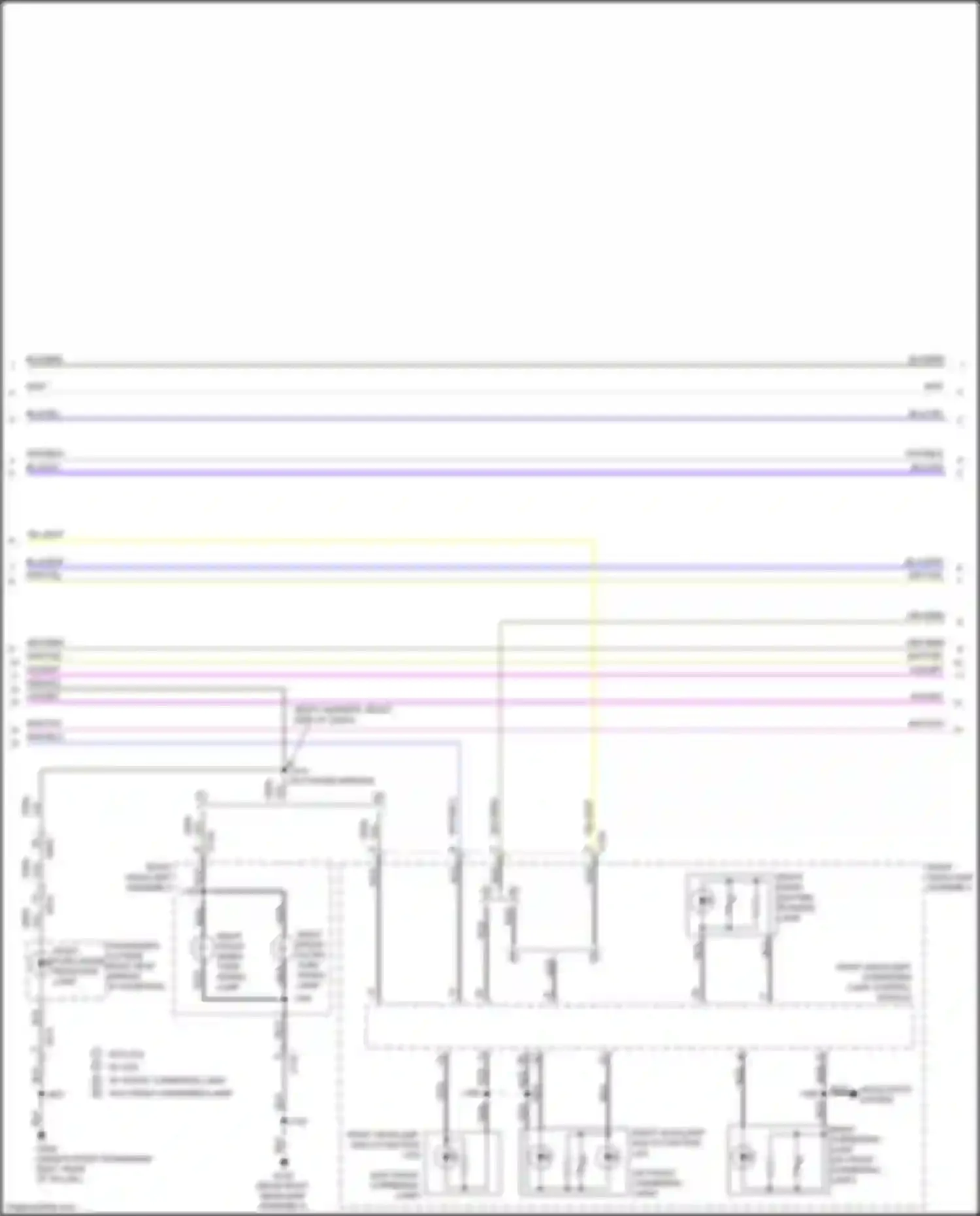 Wiring diagram right headlamp/ cornering lamp control module for Cadillac XT4 I (2018-2023) (1 of 3)