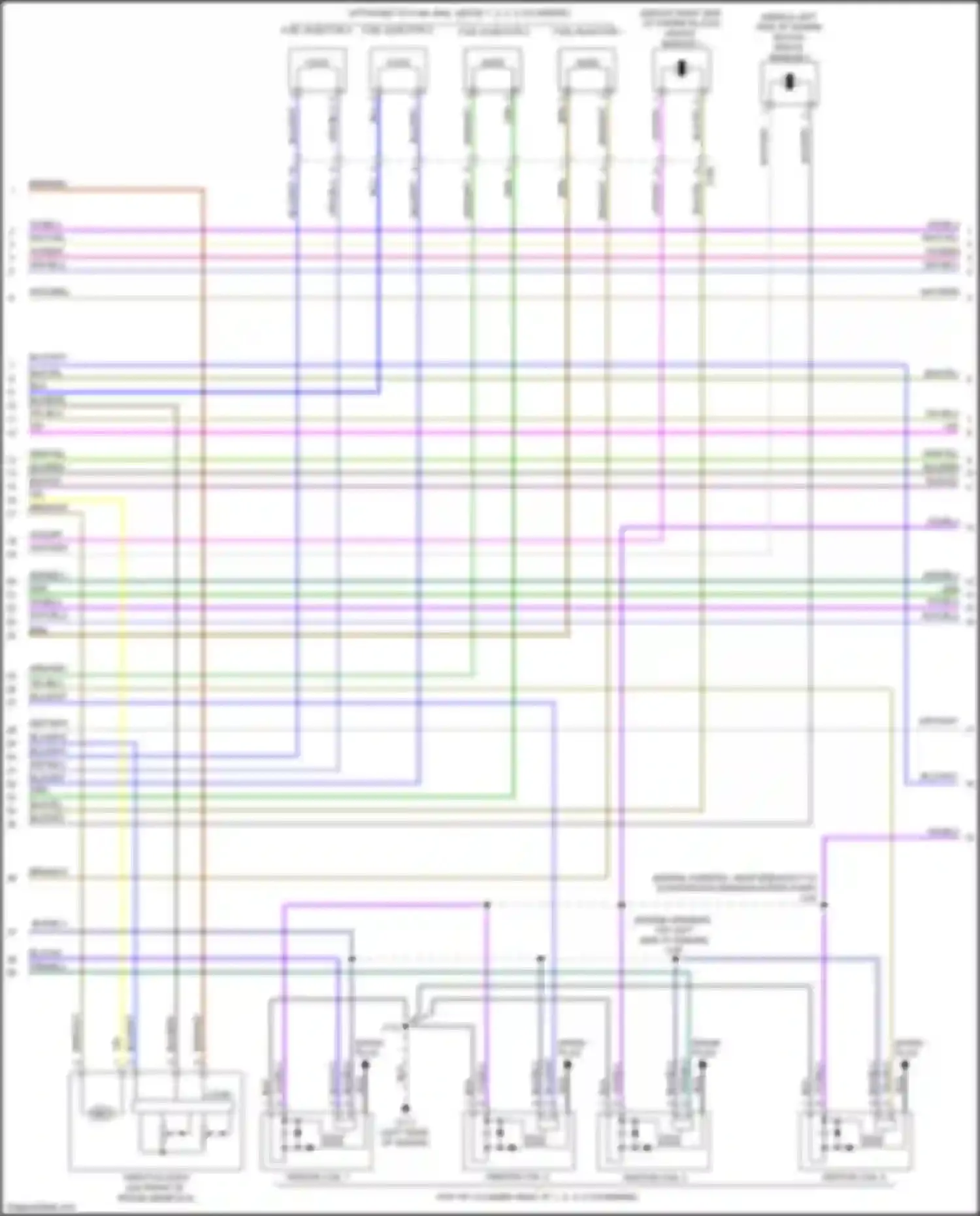Wiring diagram spark plug for Cadillac XT4 I (2018-2023) (1 of 1)
