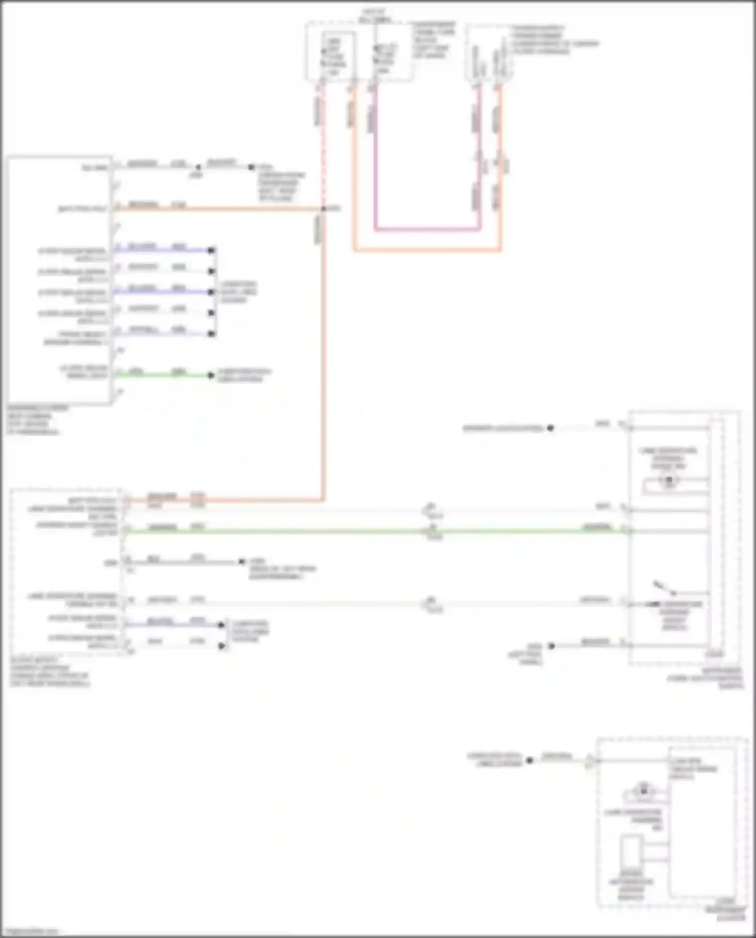 Wiring diagram sply volt 1 for Cadillac XT4 I (2018-2023) (3 of 3)