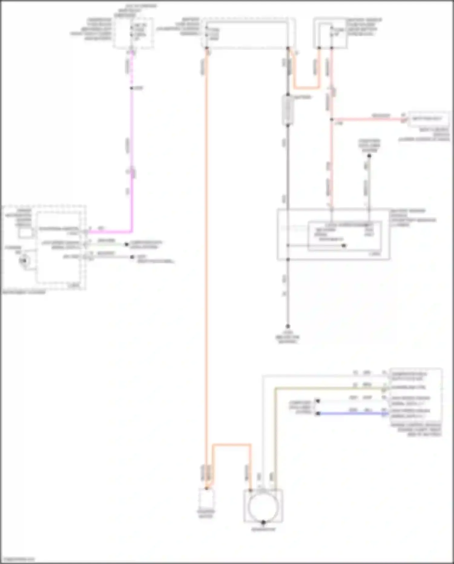 Wiring diagram underhood fuse block for Cadillac XT4 I (2018-2023) (12 of 58)