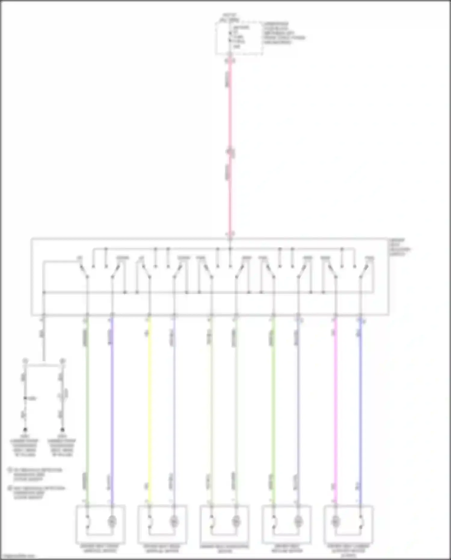 Wiring diagram underhood fuse block for Cadillac XT4 I (2018-2023) (41 of 58)