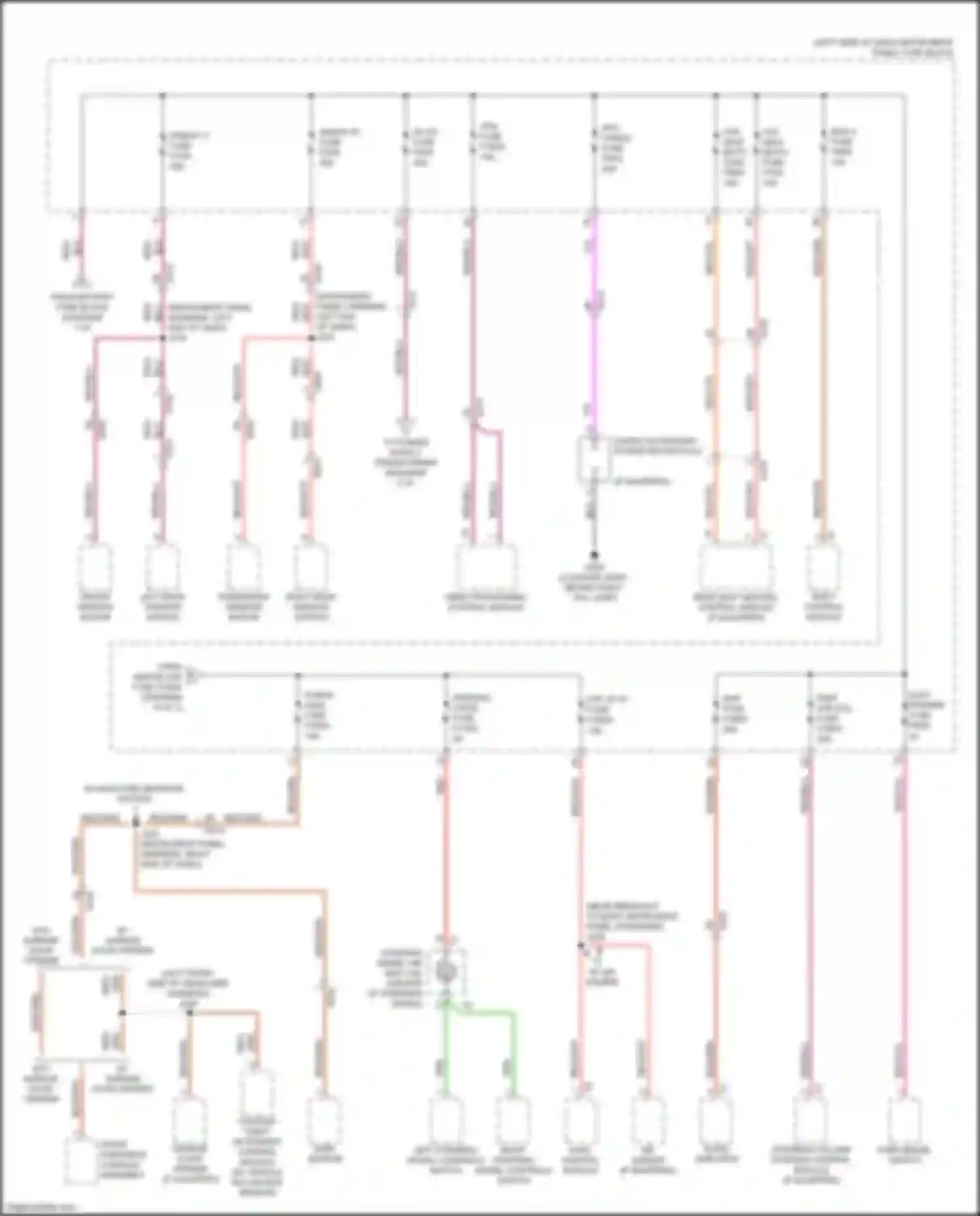 Wiring diagram video processing control module for Cadillac XT4 I (2018-2023) (3 of 3)