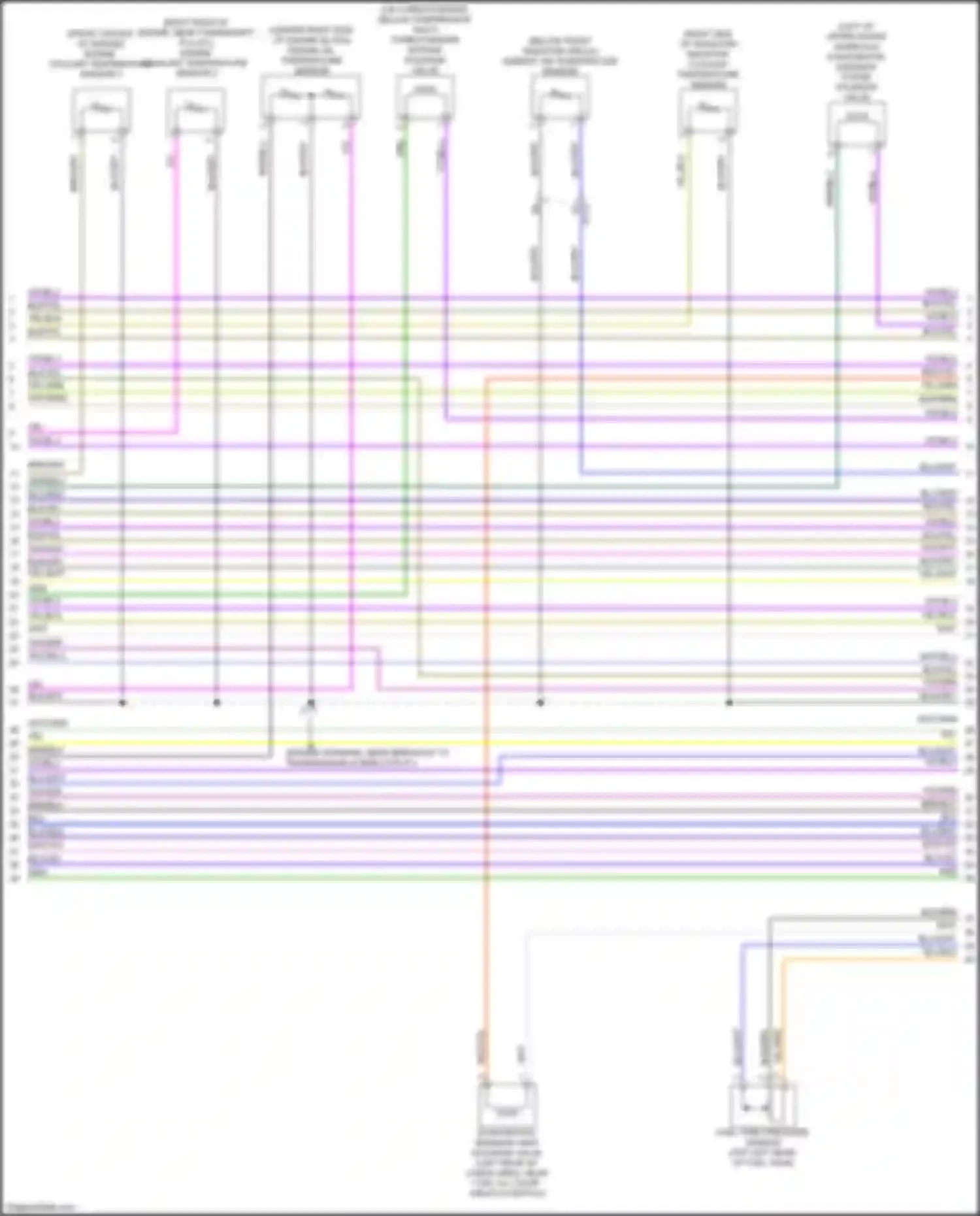Wiring diagram vio/wht for Cadillac XT4 I (2018-2023) (20 of 27)