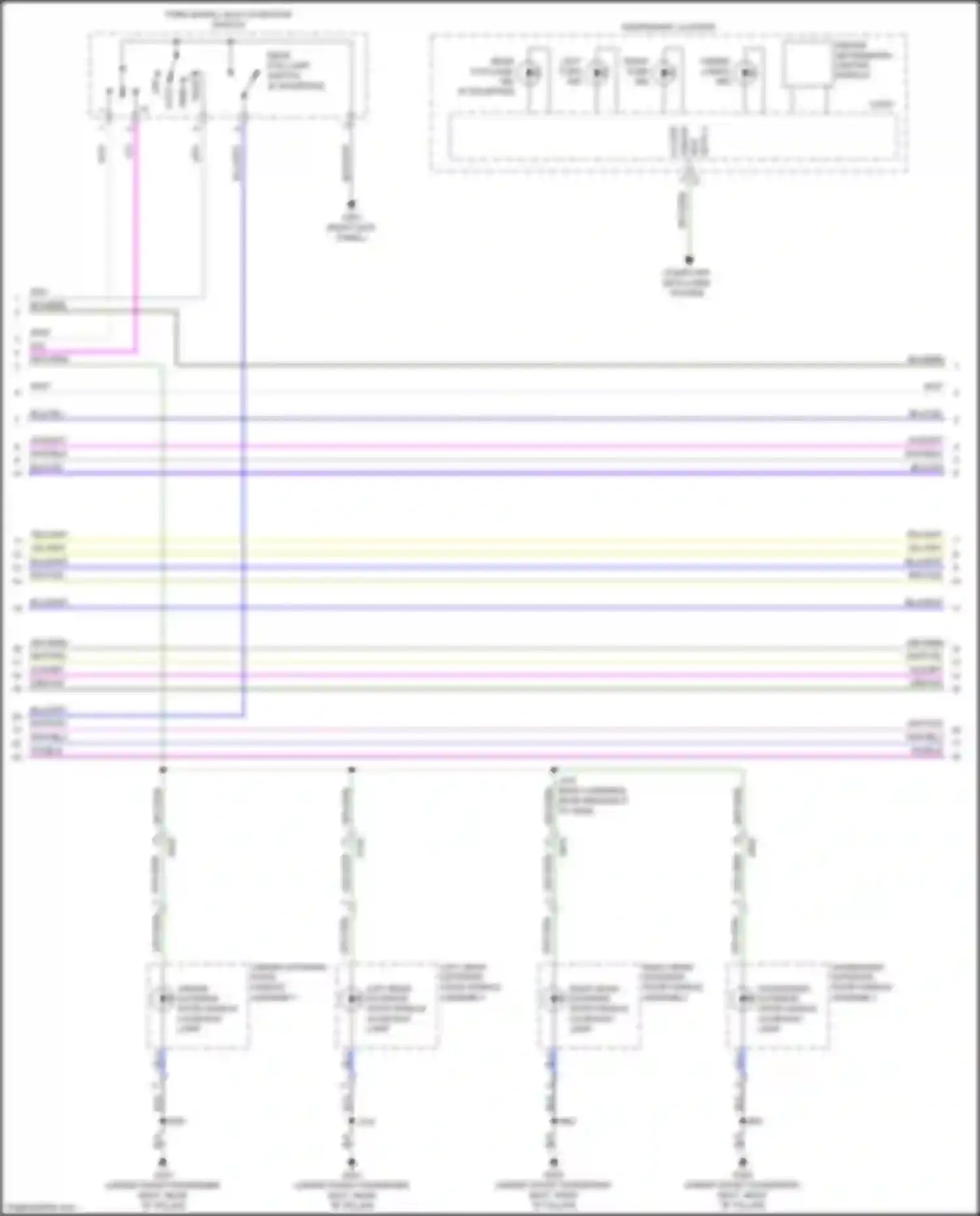 Wiring diagram vio/wht for Cadillac XT4 I (2018-2023) (5 of 27)