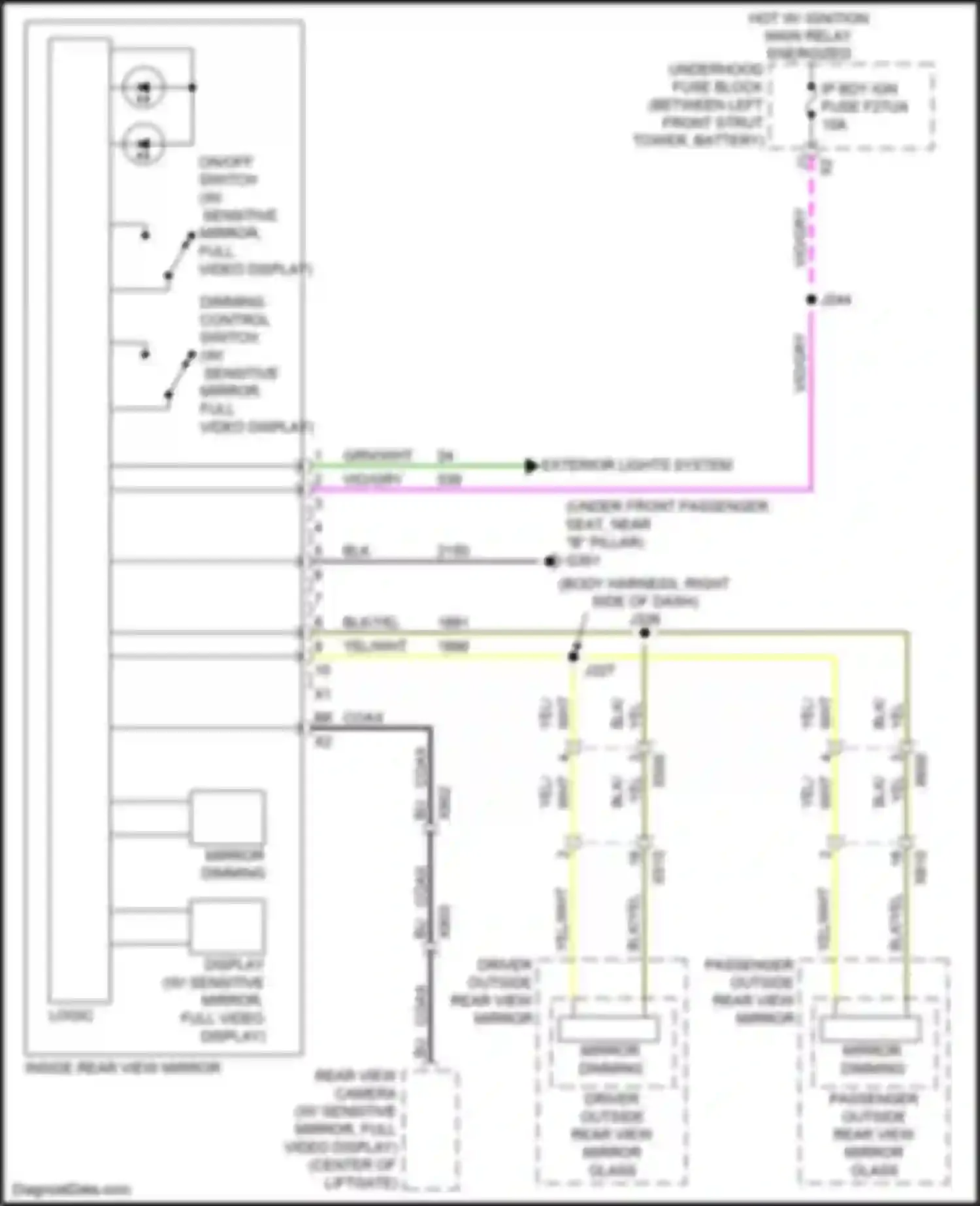 Wiring diagram wht for Cadillac XT4 I (2018-2023) (73 of 100)