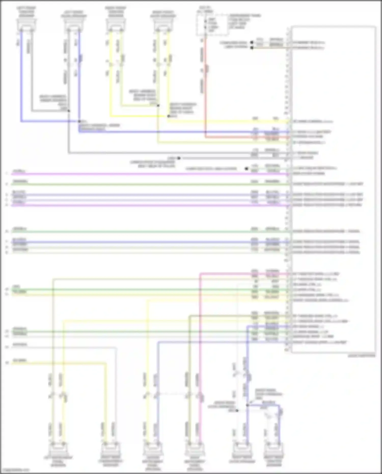 Wiring diagram yel/wht for Cadillac XT4 I (2018-2023) (19 of 29)