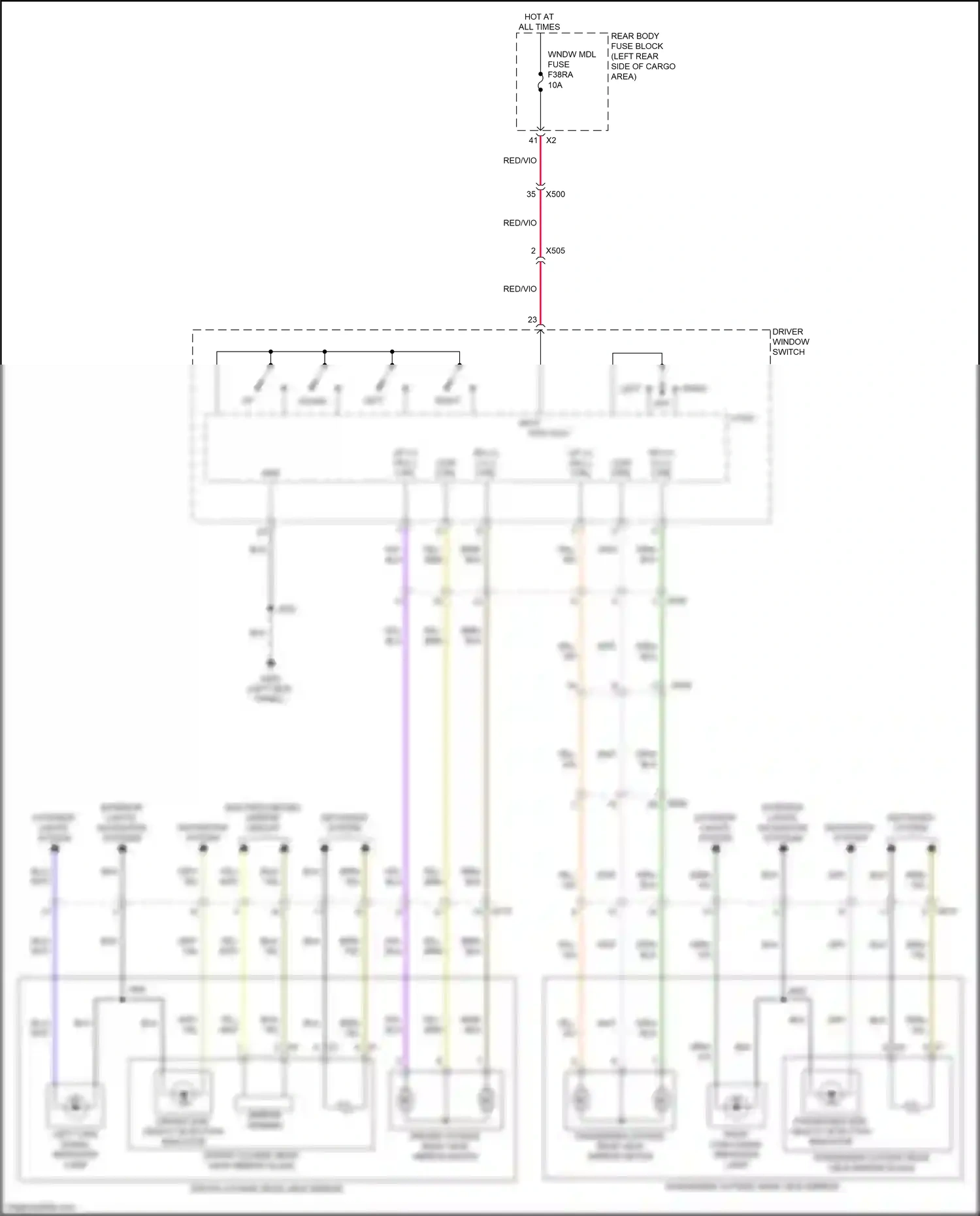 Cadillac XT5 I facelift (2019-2024) com ctrl wiring diagram  (1 of 1)