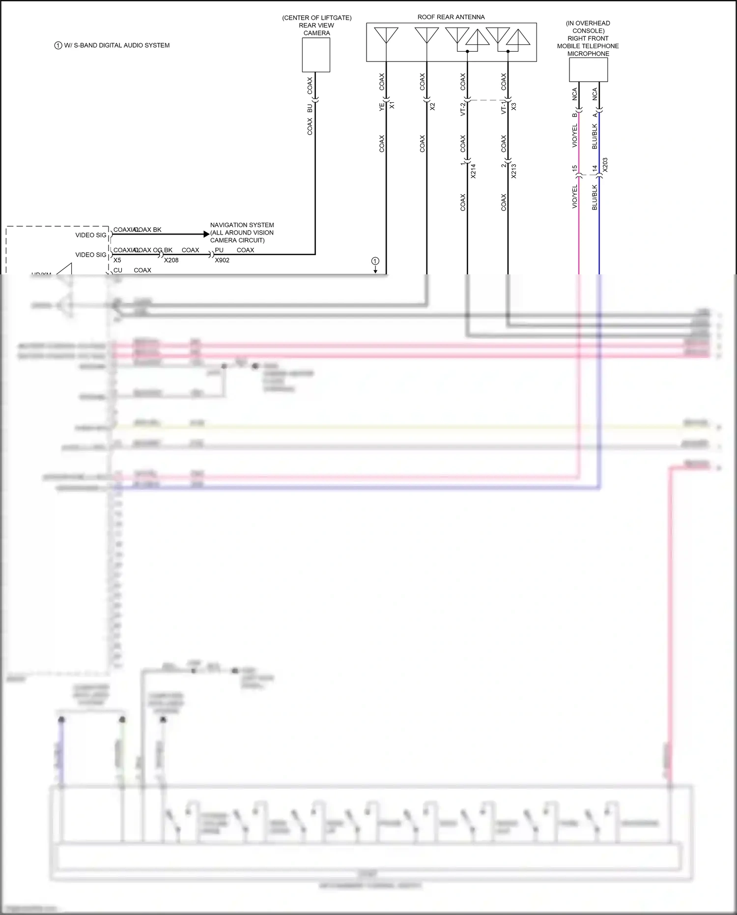 Cadillac XT5 I facelift (2019-2024) computer data lines system wiring diagram  (46 of 111)