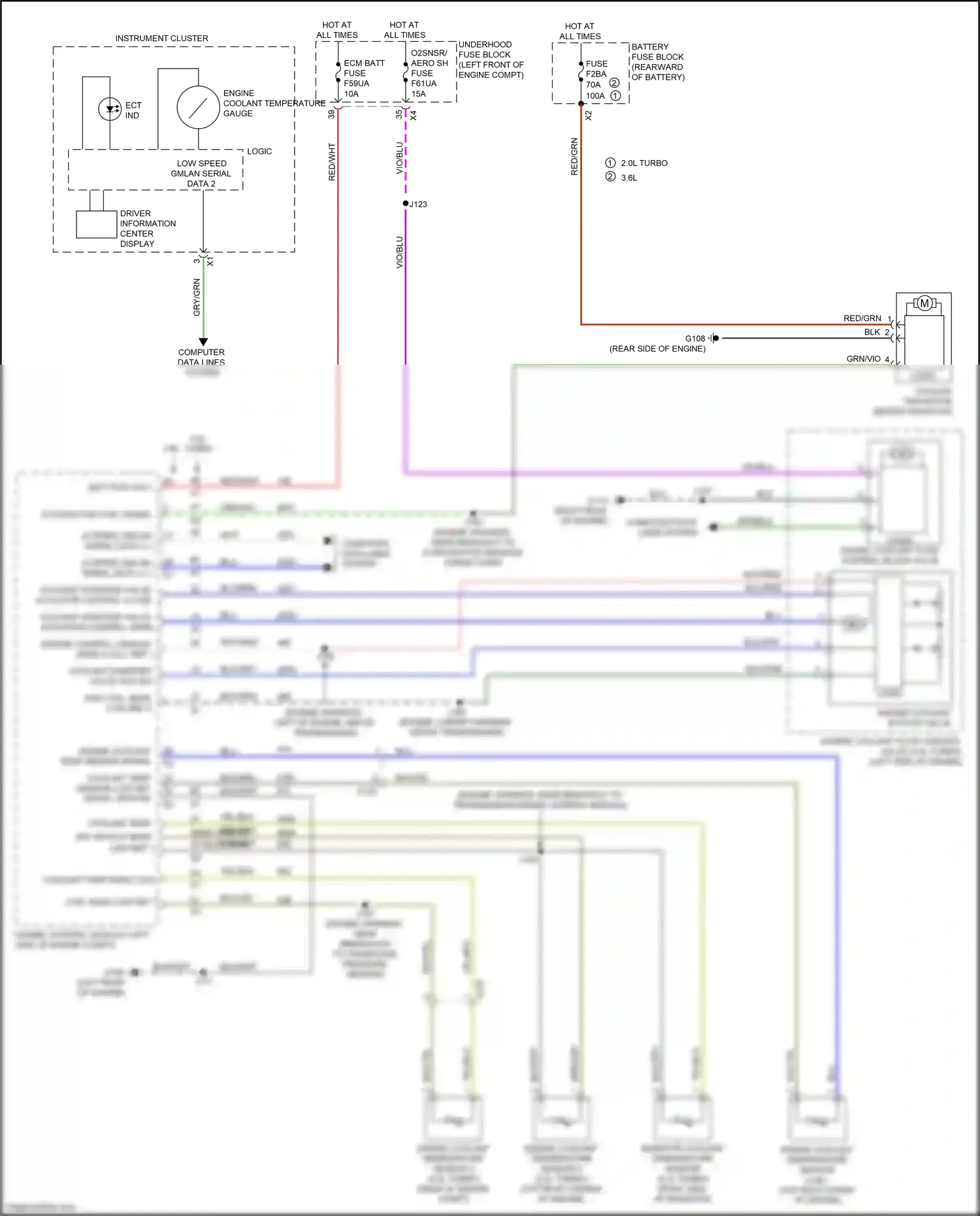 Cadillac XT5 I facelift (2019-2024) computer data lines system wiring diagram  (22 of 111)