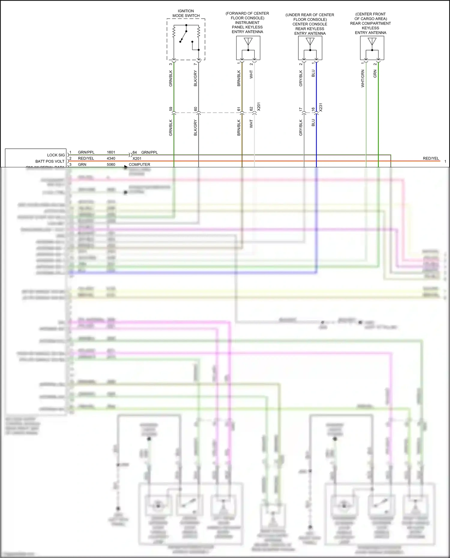 Cadillac XT5 I facelift (2019-2024) computer data lines system wiring diagram  (24 of 111)