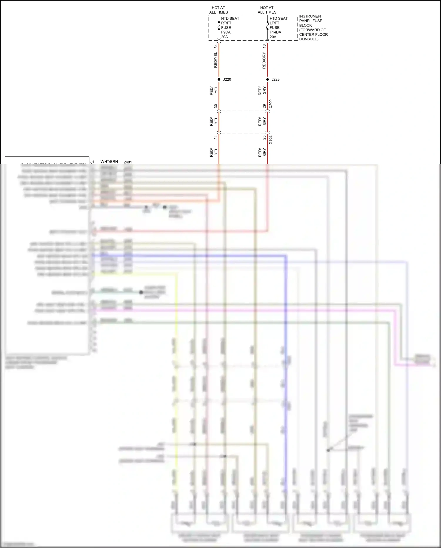 Cadillac XT5 I facelift (2019-2024) computer data lines system wiring diagram  (7 of 111)