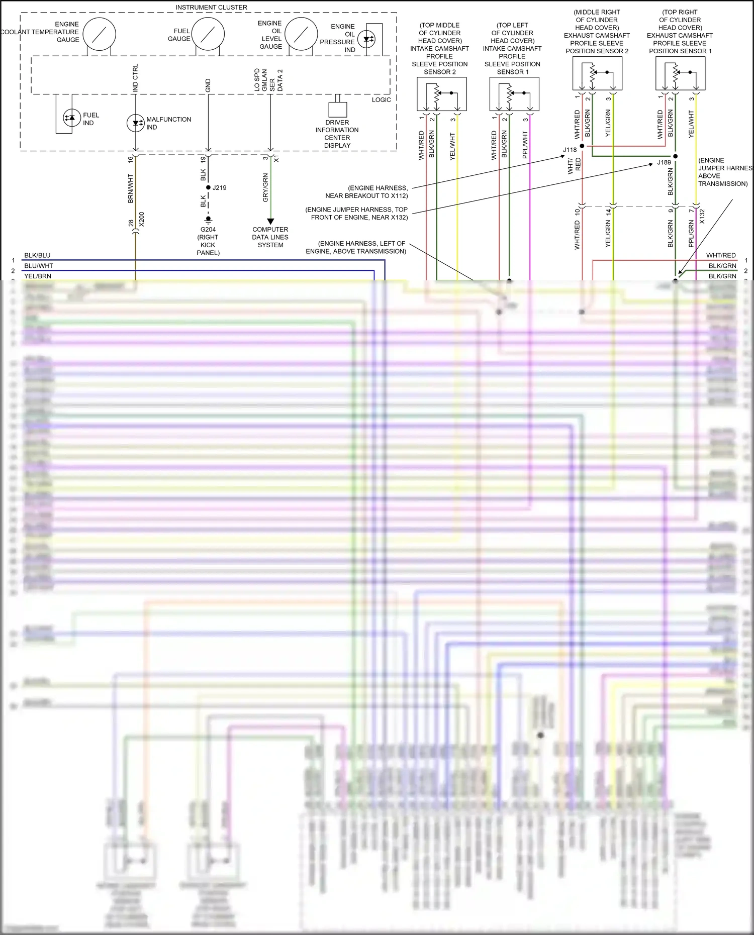Cadillac XT5 I facelift (2019-2024) computer data lines system wiring diagram  (96 of 111)