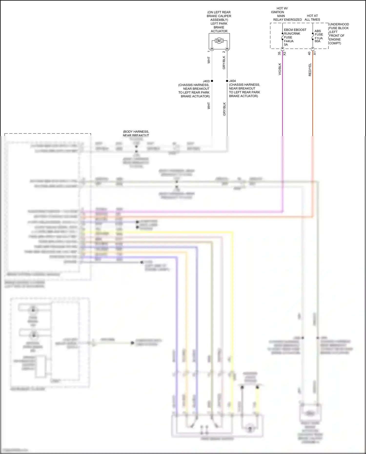 Cadillac XT5 I facelift (2019-2024) computer data lines system wiring diagram  (103 of 111)