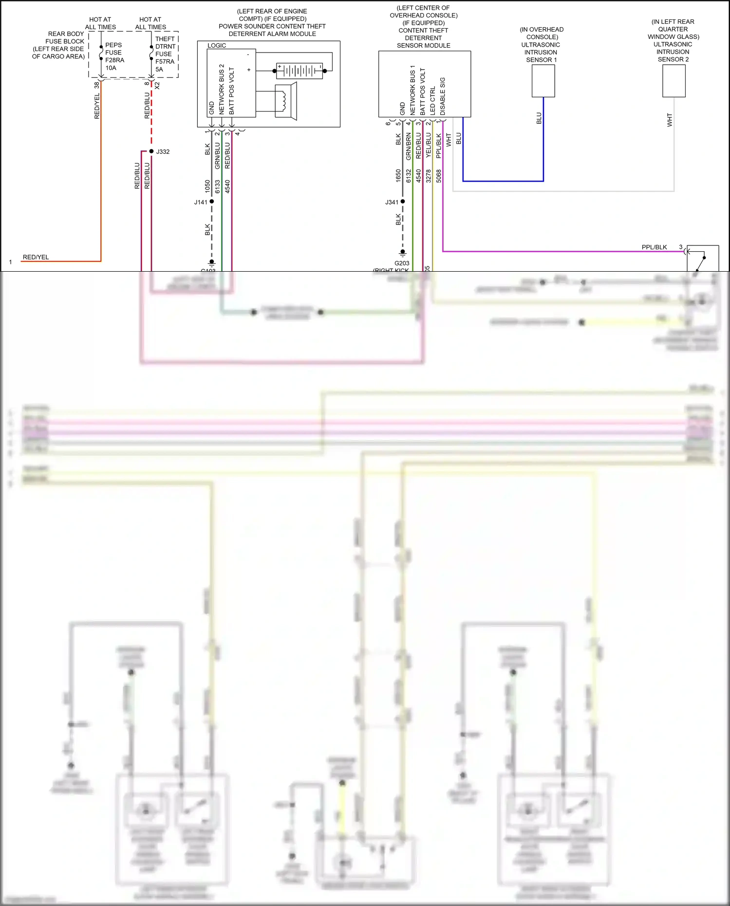 Cadillac XT5 I facelift (2019-2024) computer data lines system wiring diagram  (25 of 111)