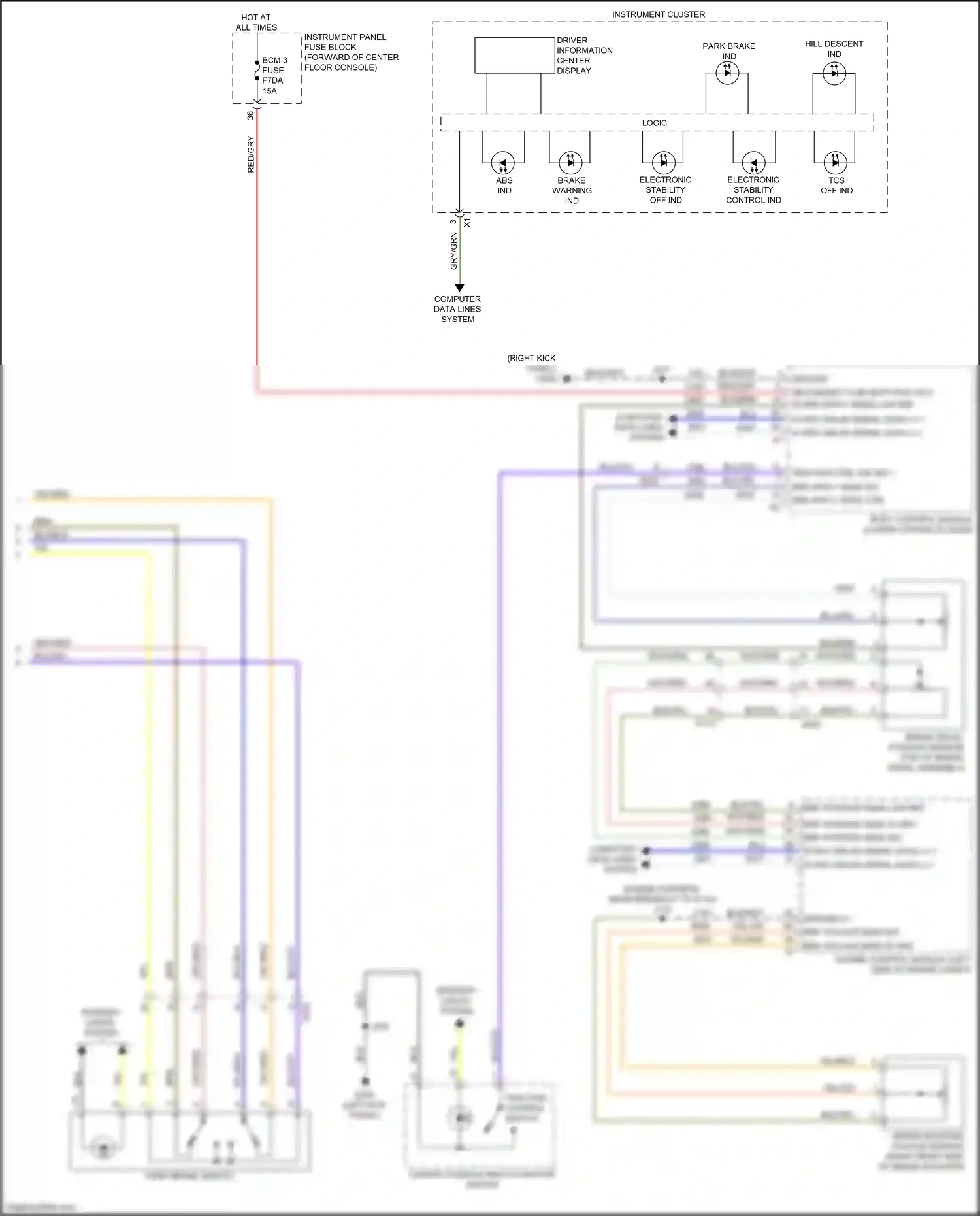 Cadillac XT5 I facelift (2019-2024) computer data lines system wiring diagram  (111 of 111)