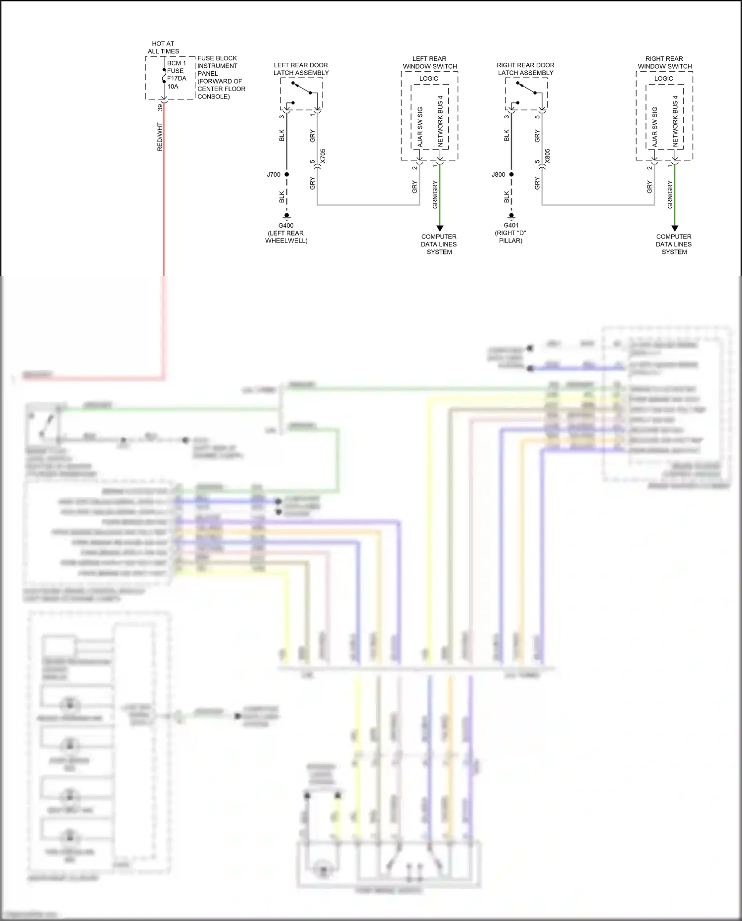 Cadillac XT5 I facelift (2019-2024) computer data lines system wiring diagram  (70 of 111)