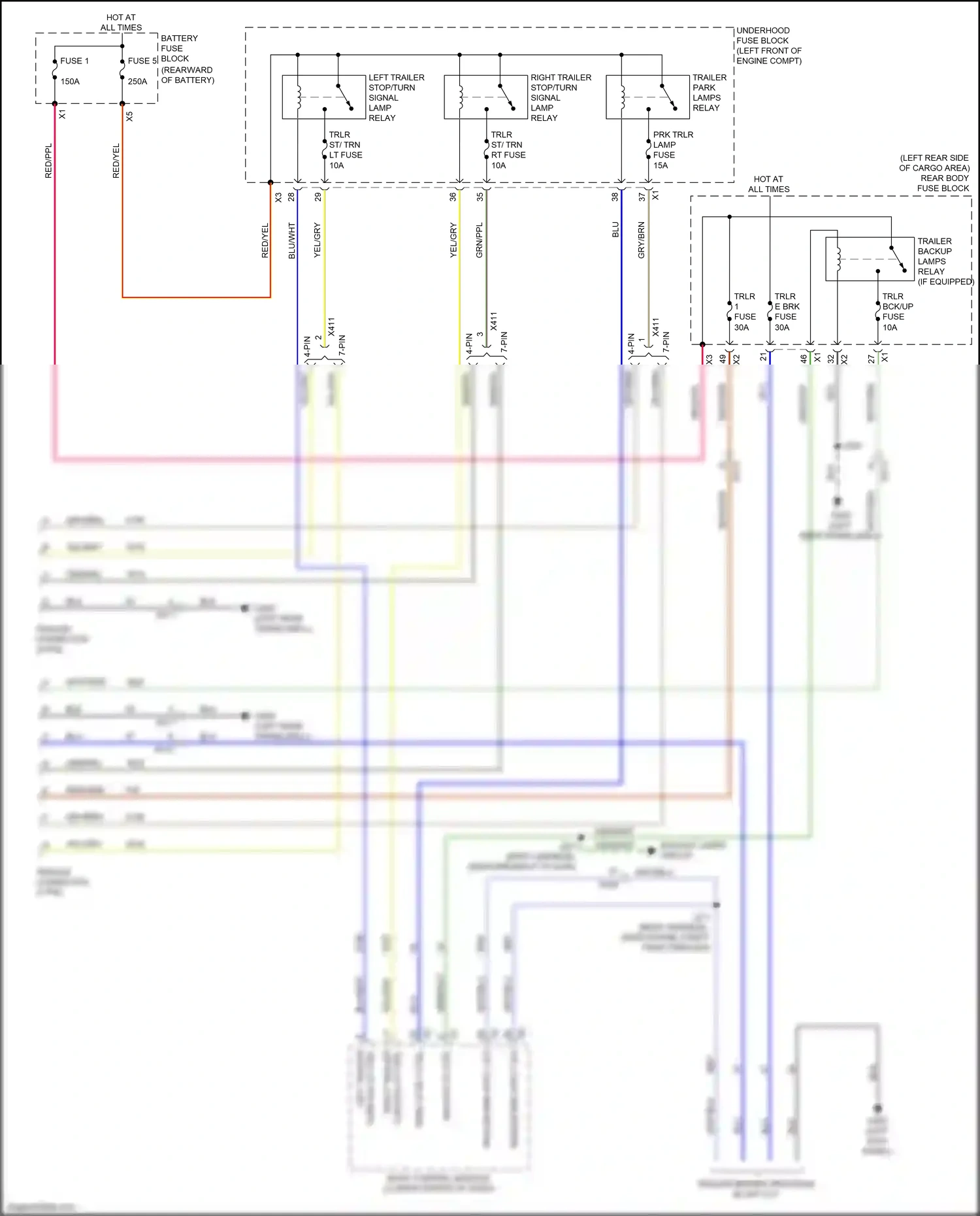 Cadillac XT5 I (2016-2019) backup lp ctrl wiring diagram  (4 of 4)