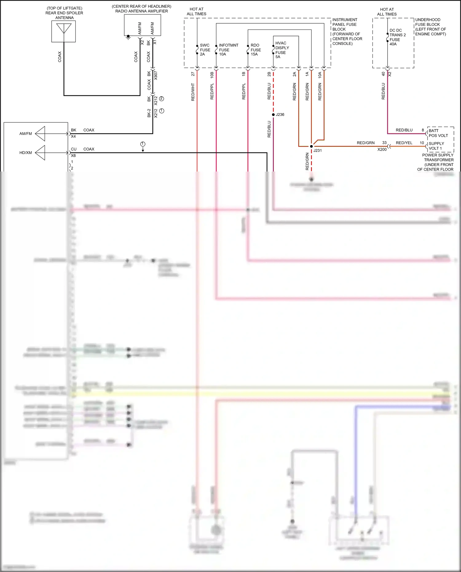 Cadillac XT5 I (2016-2019) computer data lines system wiring diagram  (54 of 83)