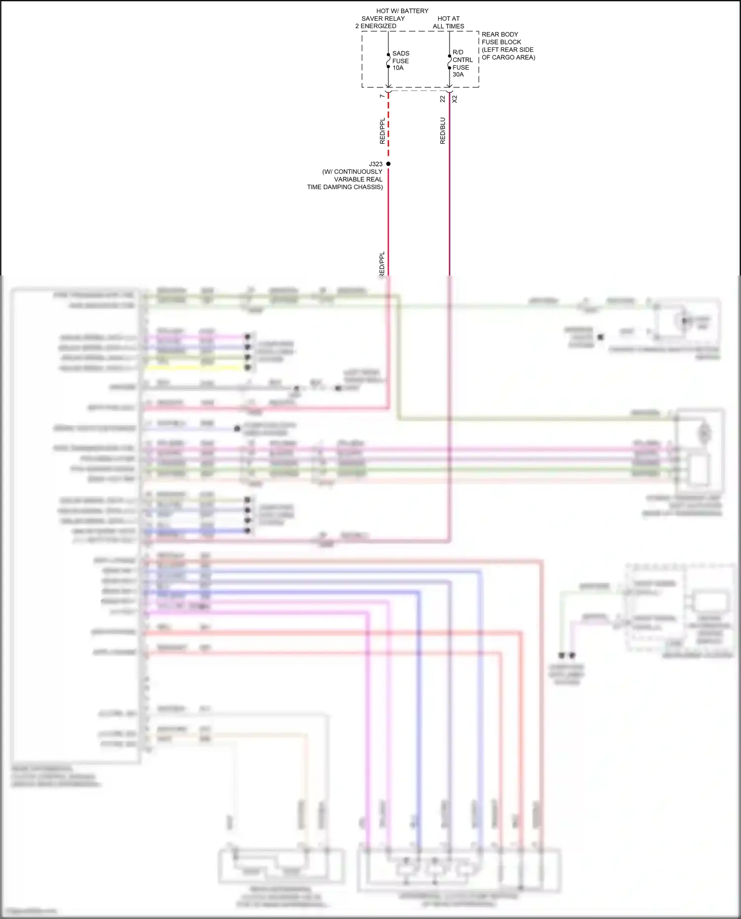 Cadillac XT5 I (2016-2019) computer data lines system wiring diagram  (19 of 83)