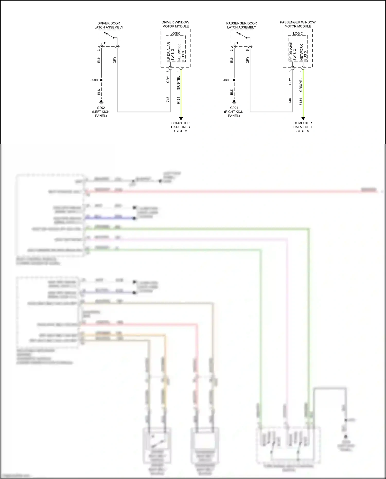 Cadillac XT5 I (2016-2019) computer data lines system wiring diagram  (49 of 83)