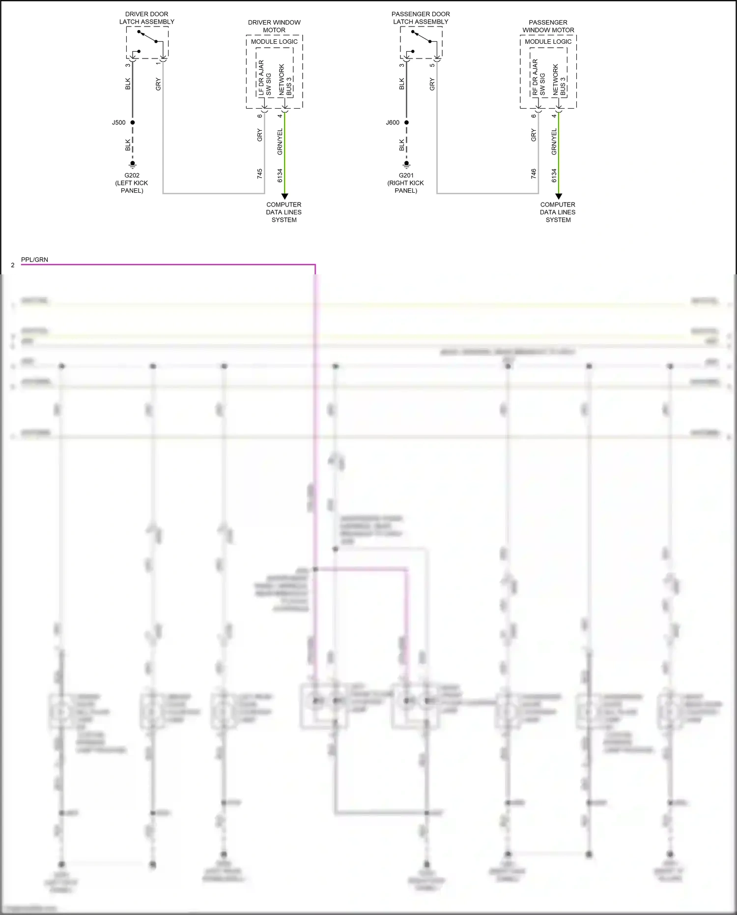 Cadillac XT5 I (2016-2019) computer data lines system wiring diagram  (62 of 83)