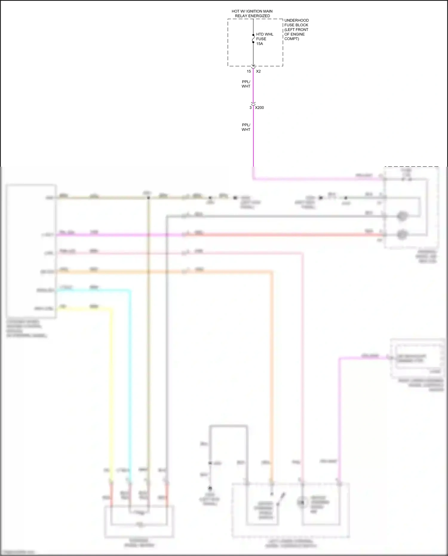 Cadillac XT5 I (2016-2019) high ctrl wiring diagram  (1 of 1)