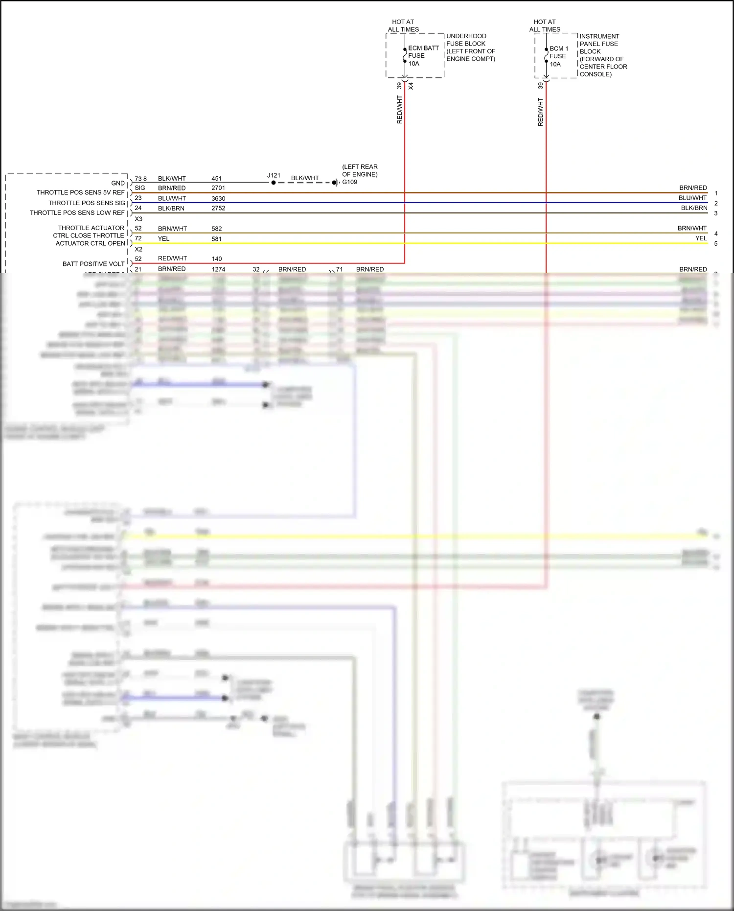 Cadillac XT5 I (2016-2019) lighting ctrl sw ref wiring diagram  (2 of 2)