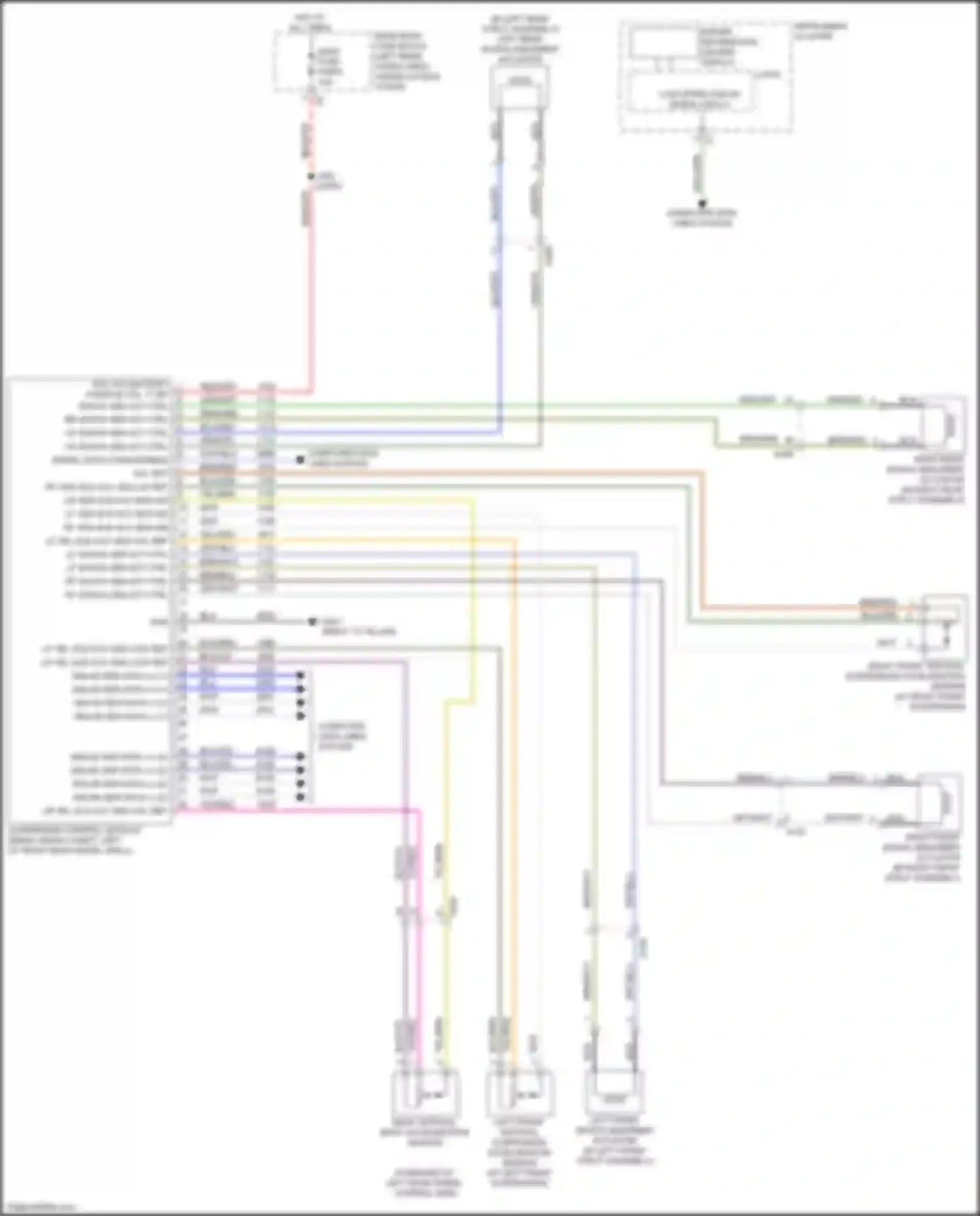 XT6 Cadillac I (2019-2024): Electronic suspension circuit