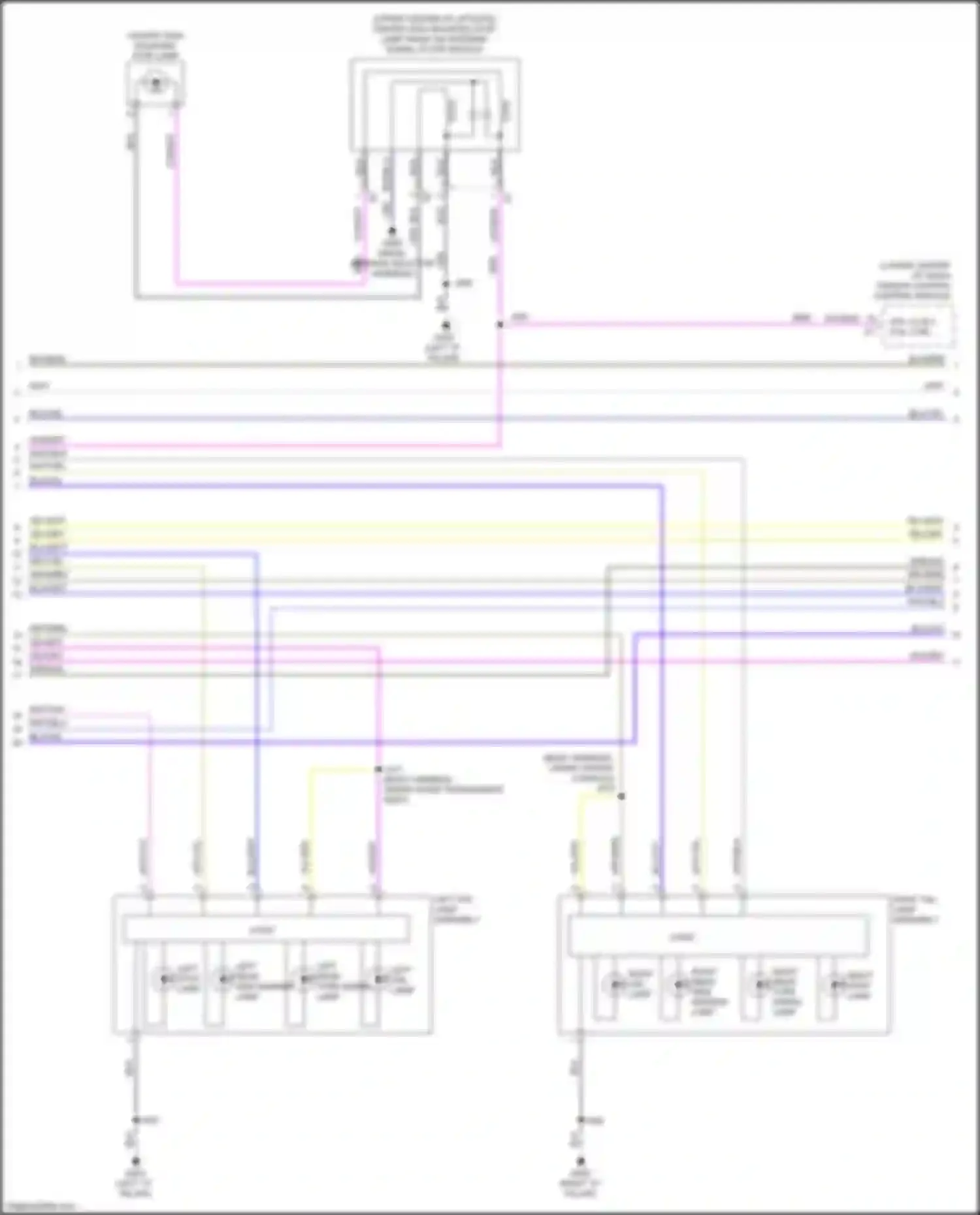 XT6 Cadillac I (2019-2024): Exterior lamps circuit (3 of 5)
