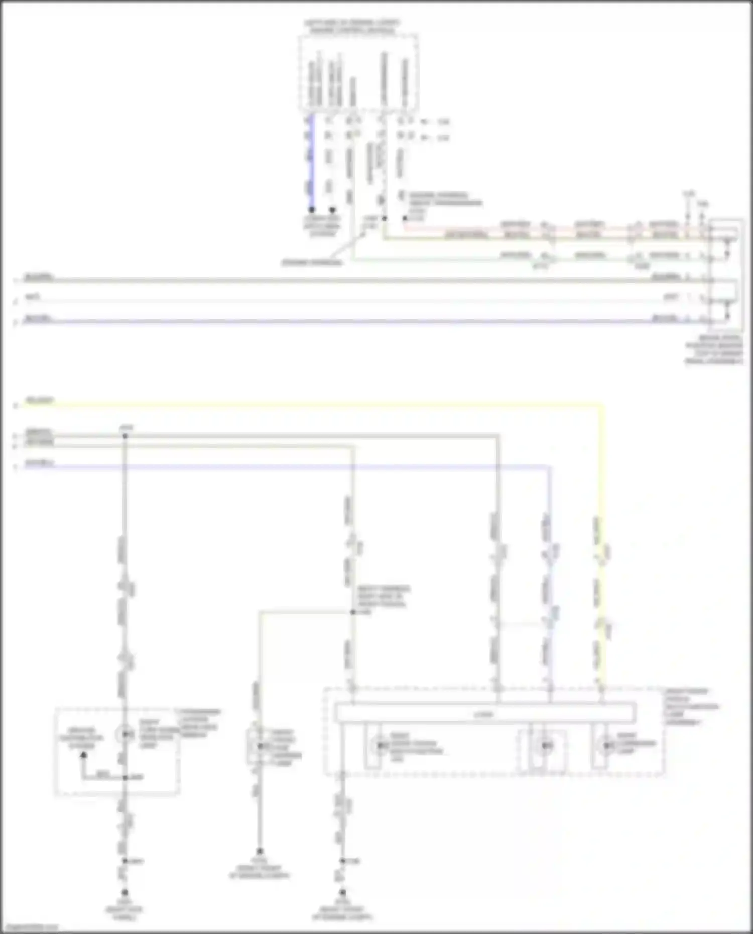 XT6 Cadillac I (2019-2024): Exterior lamps circuit (5 of 5)